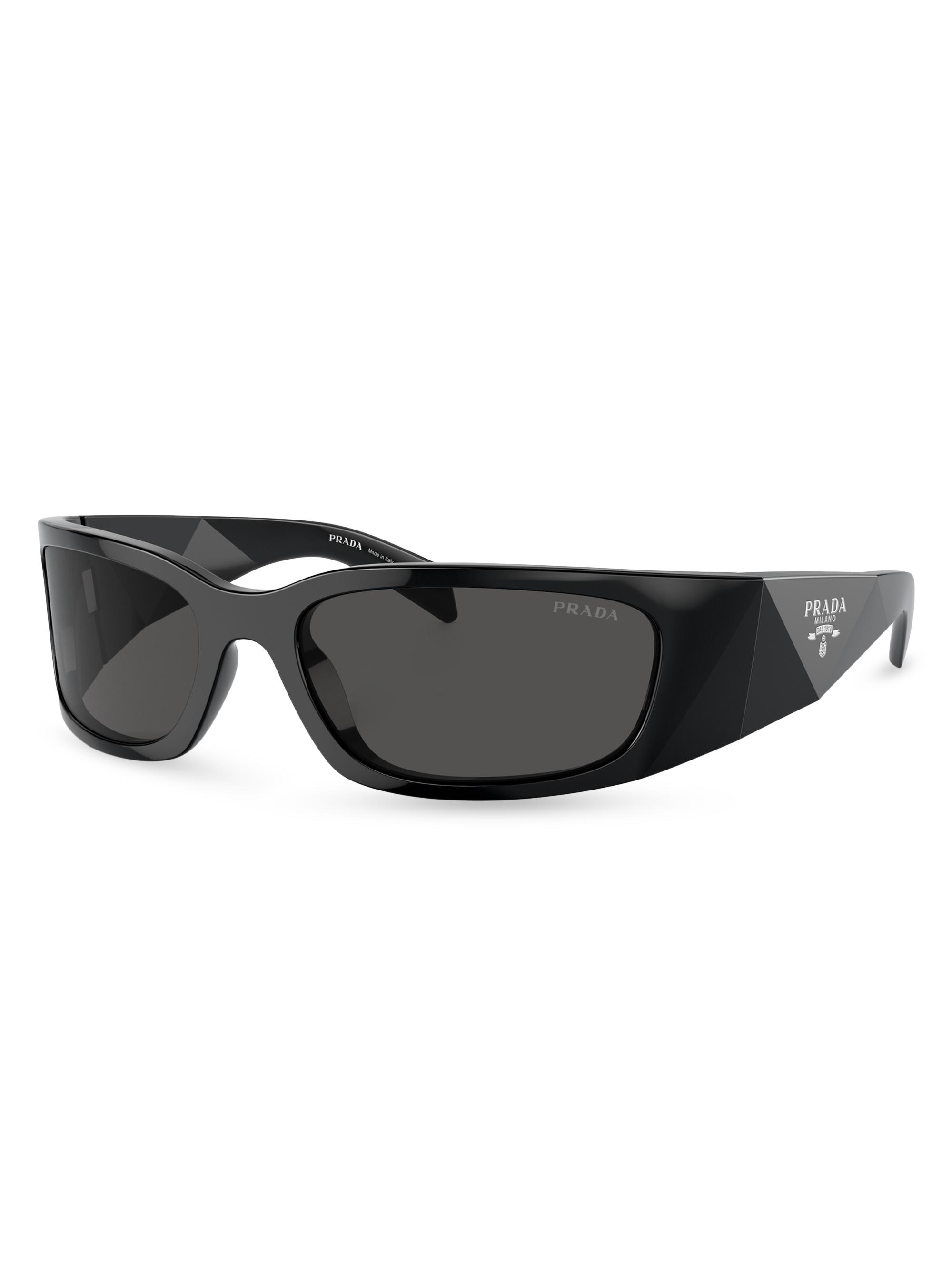 Prada Women's 60MM Butterfly Sunglasses - Black Dark Grey