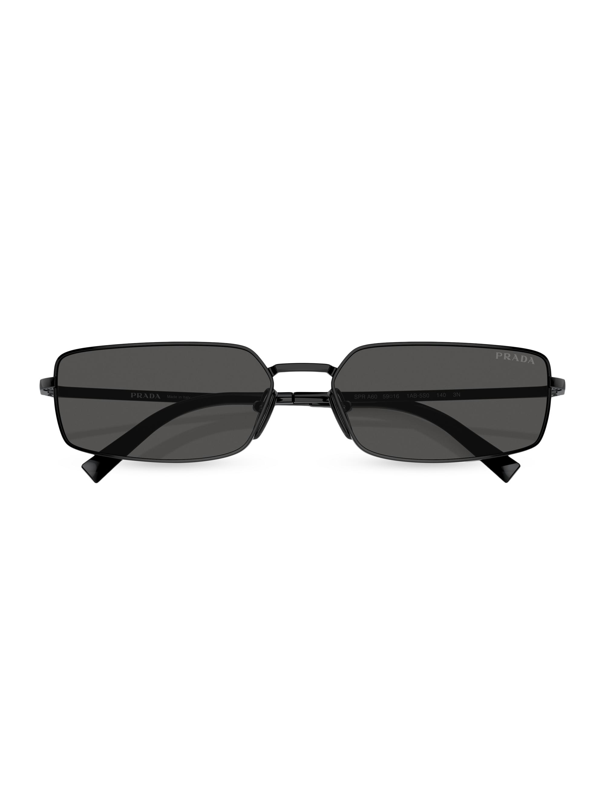 Prada 59MM Rectangular Sunglasses | Saks Fifth Avenue