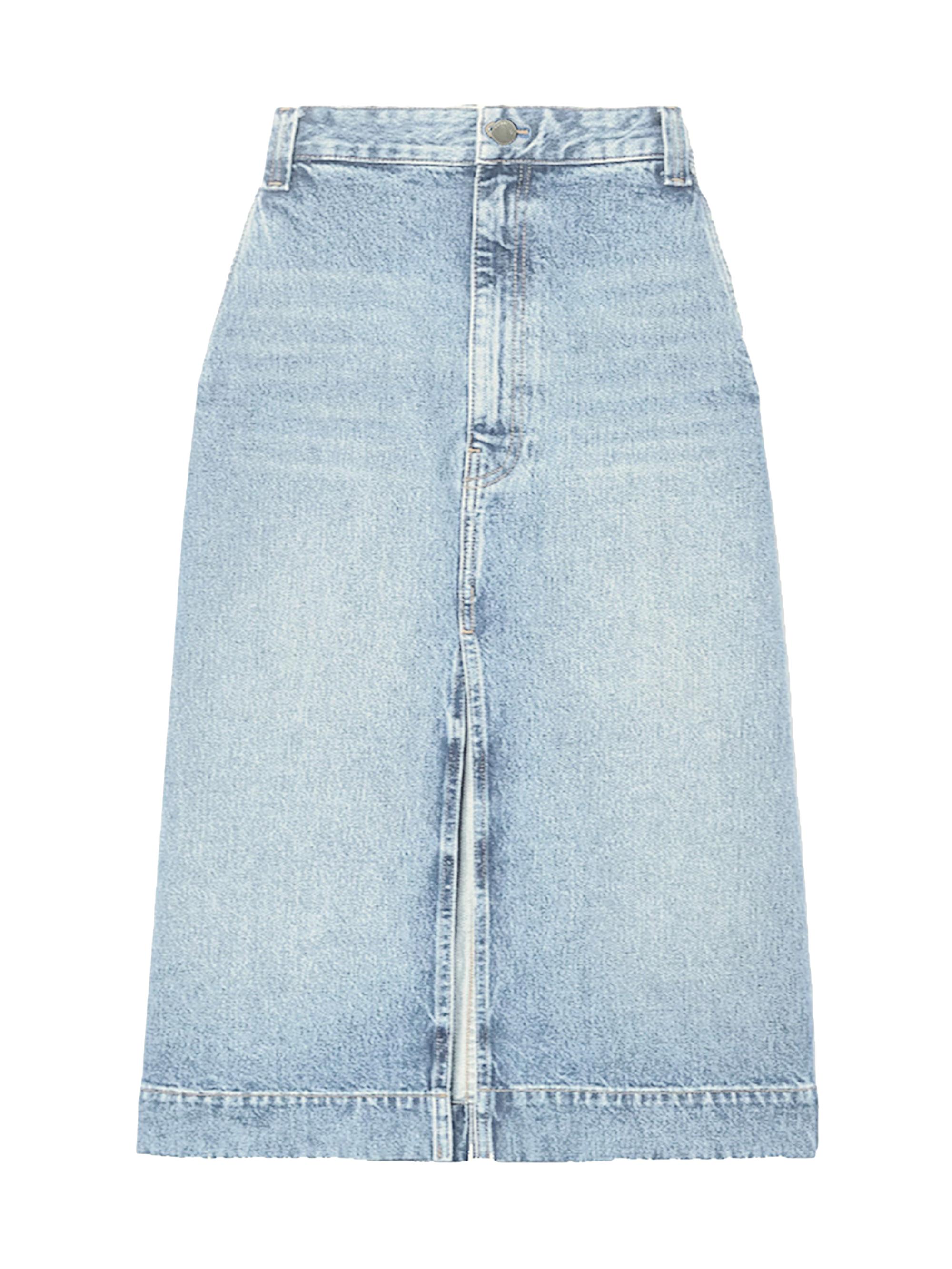 DL1961 Women's Alma A-Line Denim Skirt - Fountain