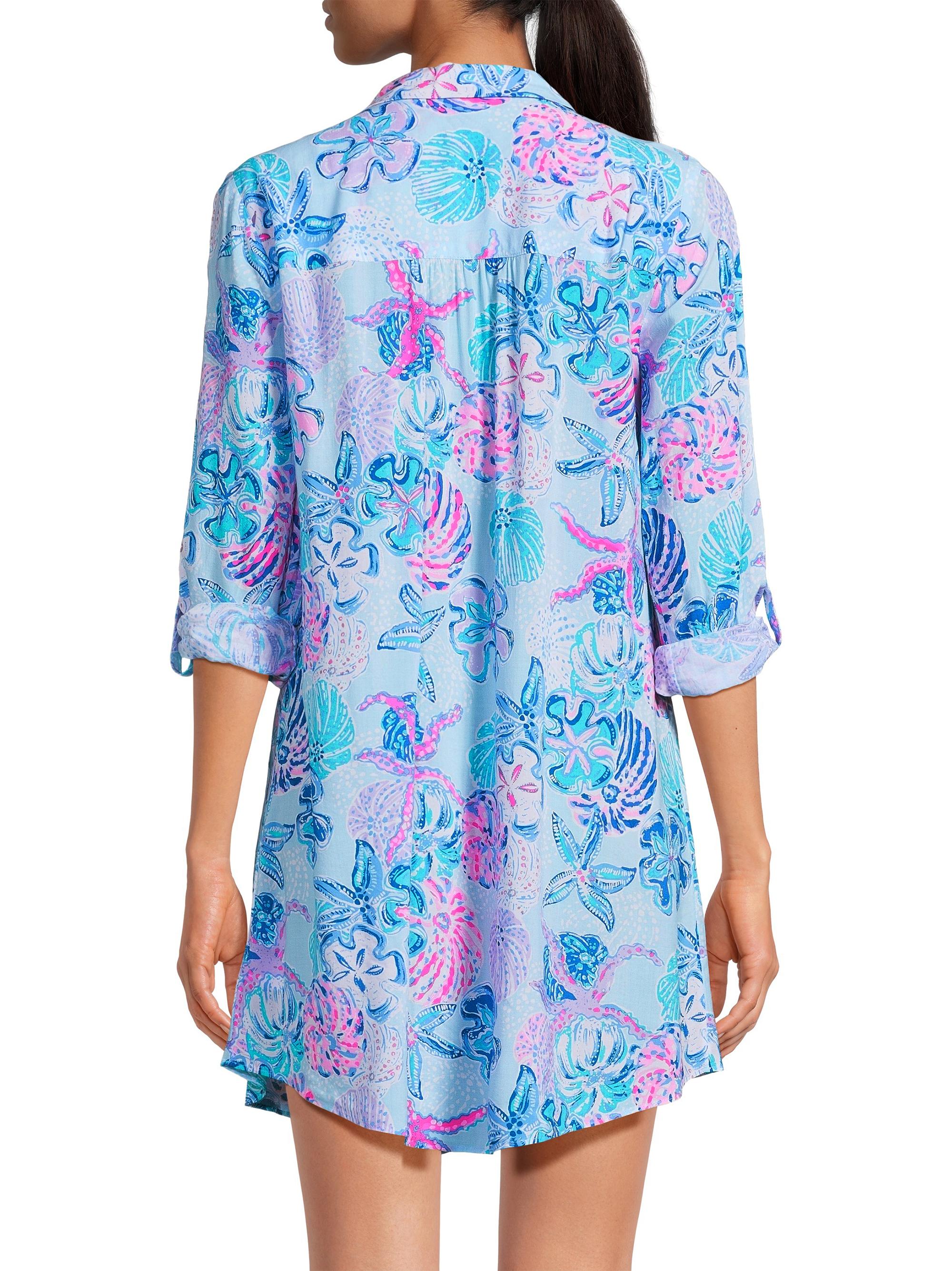 Lilly Pulitzer Natalie Shirtdress Coverup | Saks Fifth Avenue