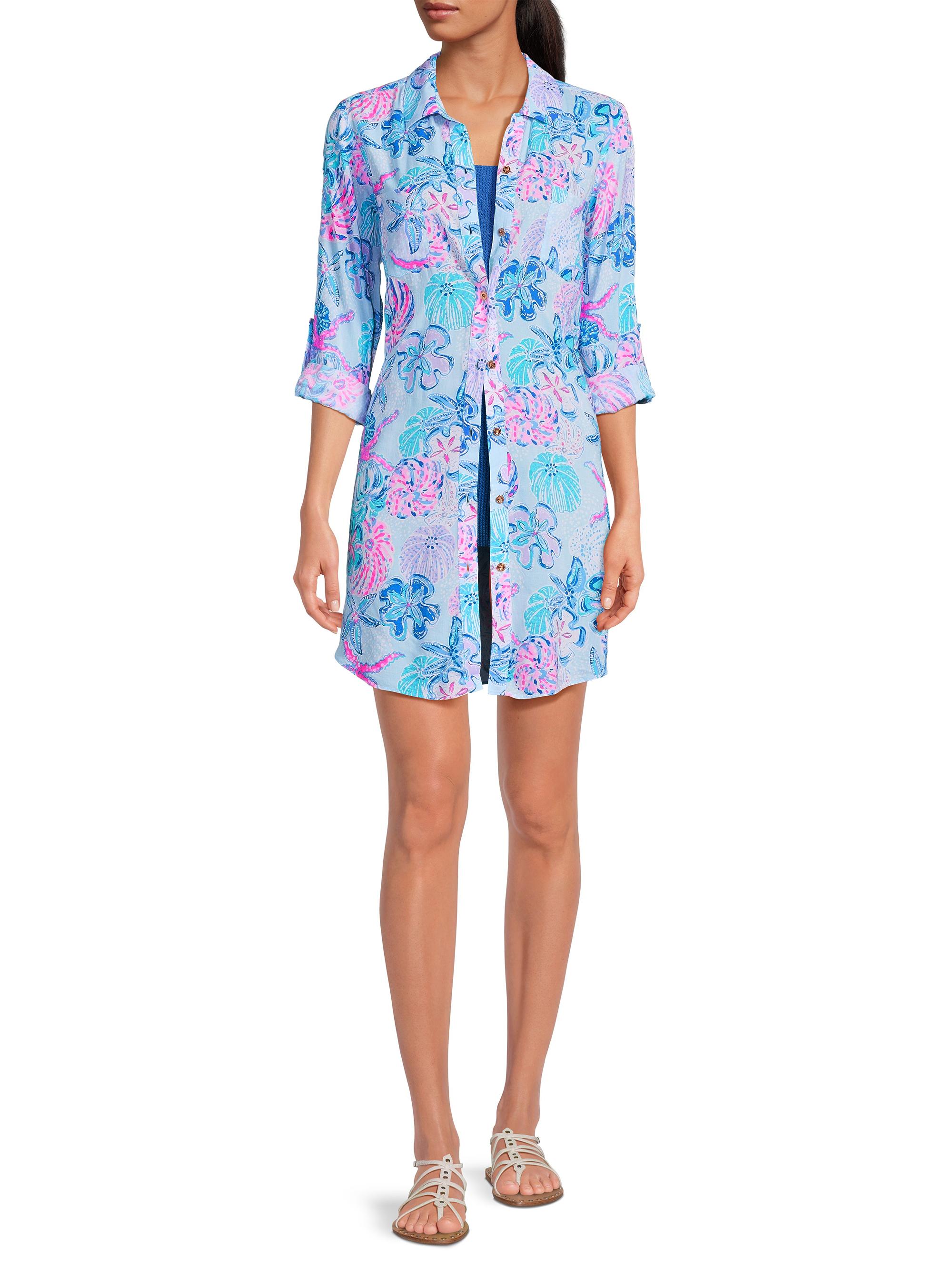 Lilly Pulitzer Natalie Shirtdress Coverup | Saks Fifth Avenue