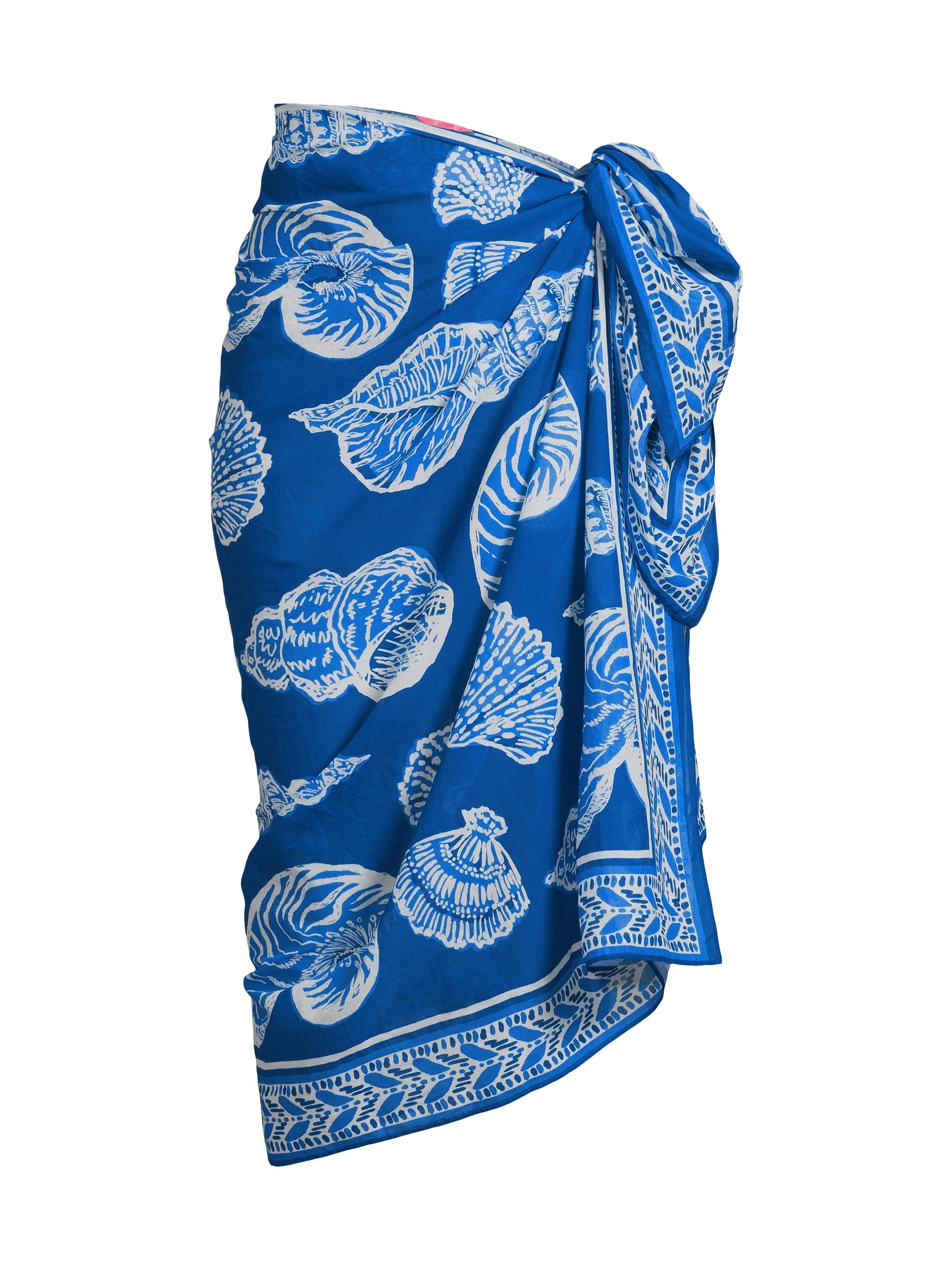 Lilly Pulitzer Women's Sharol Seashell Cotton Pareo - Barton Blue