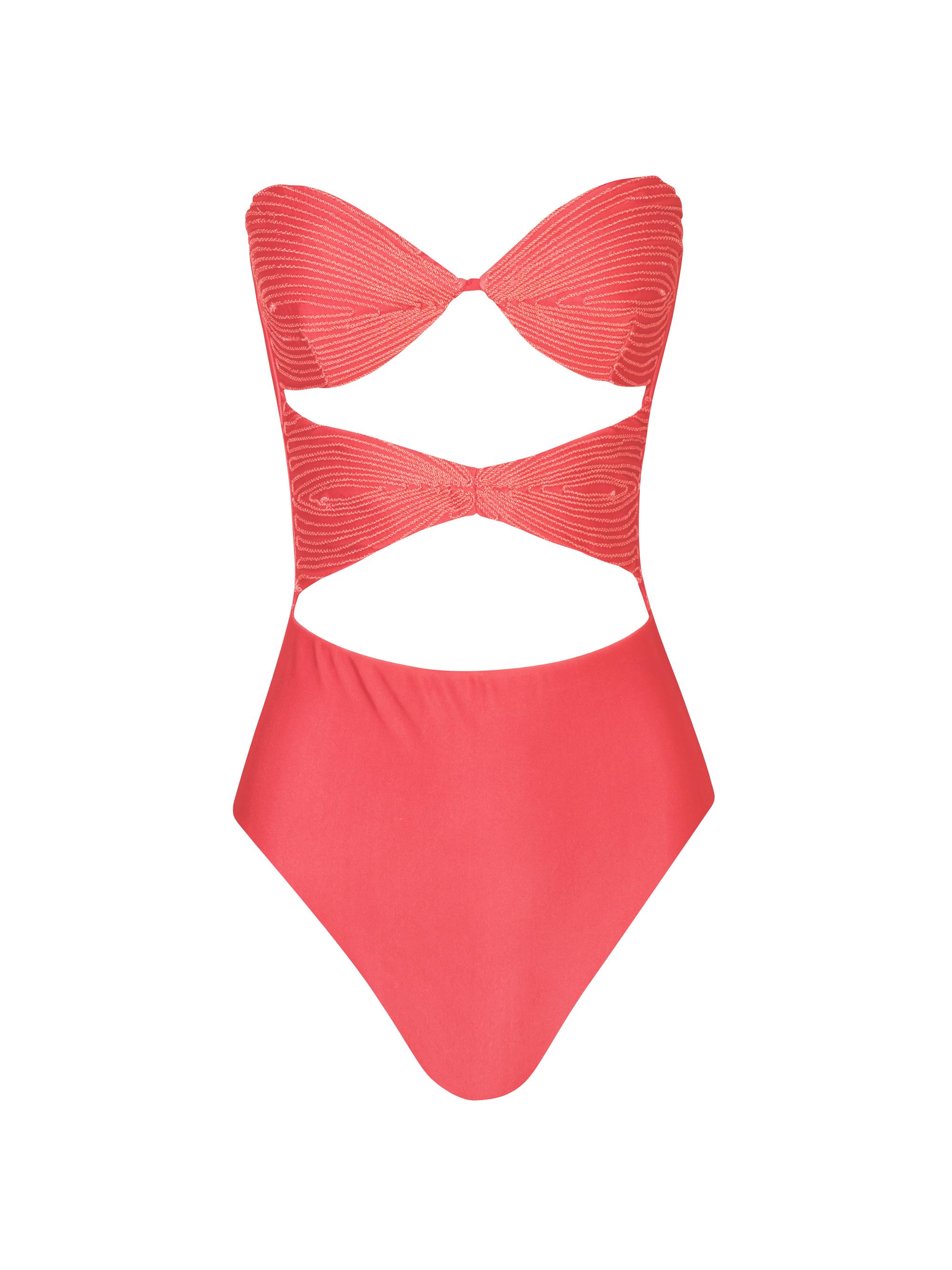 Baobab Women's Sol One-Piece Swimsuit - Grapefruit