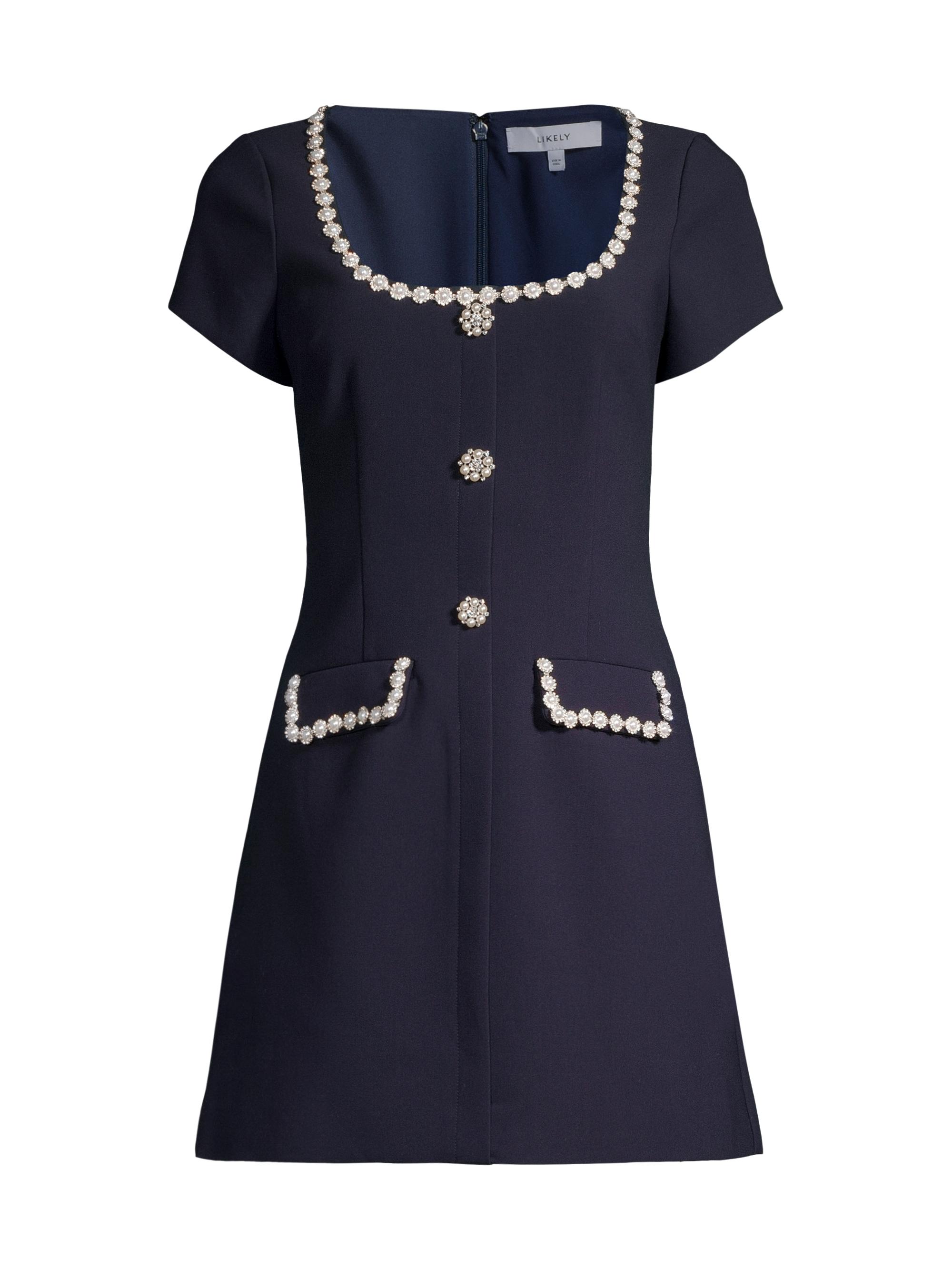 Likely Women's Sergio Beaded Minidress - Navy
