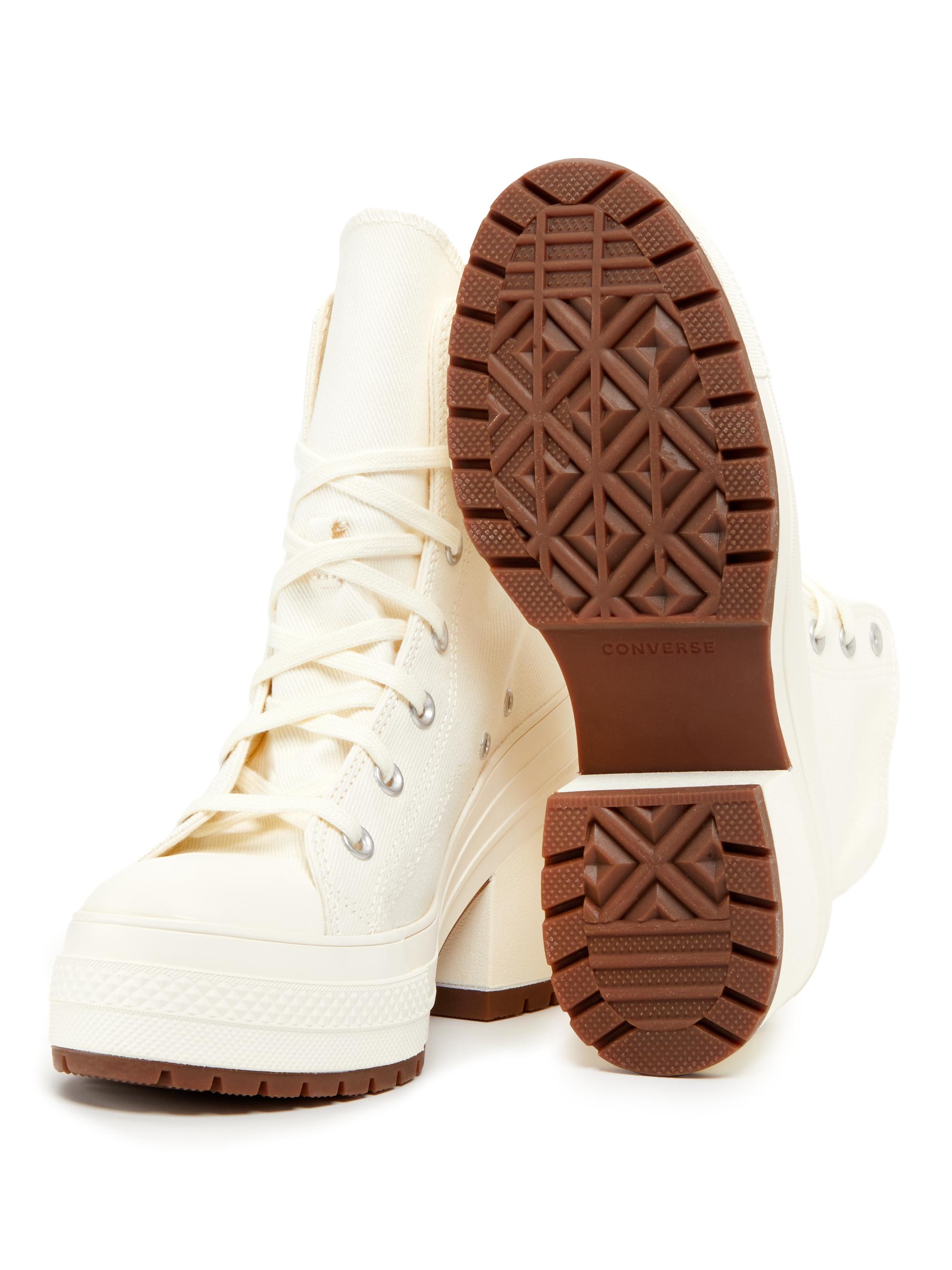 aykです Converse Chuck 70 De Luxe Heel 75MM Canvas Sneakers | Saks Fifth