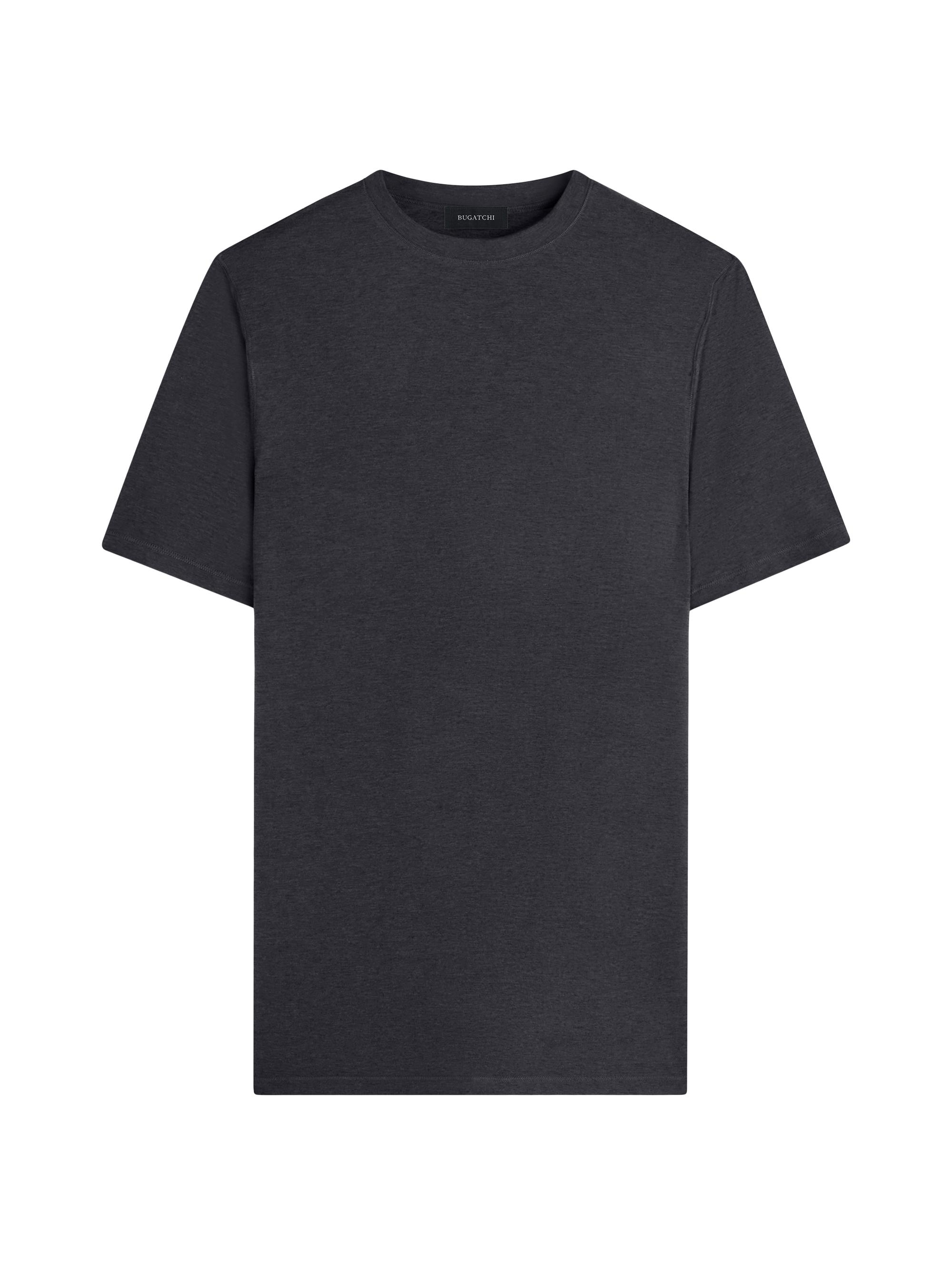 Bugatchi Men's UV50 Crewneck T-Shirt - Black