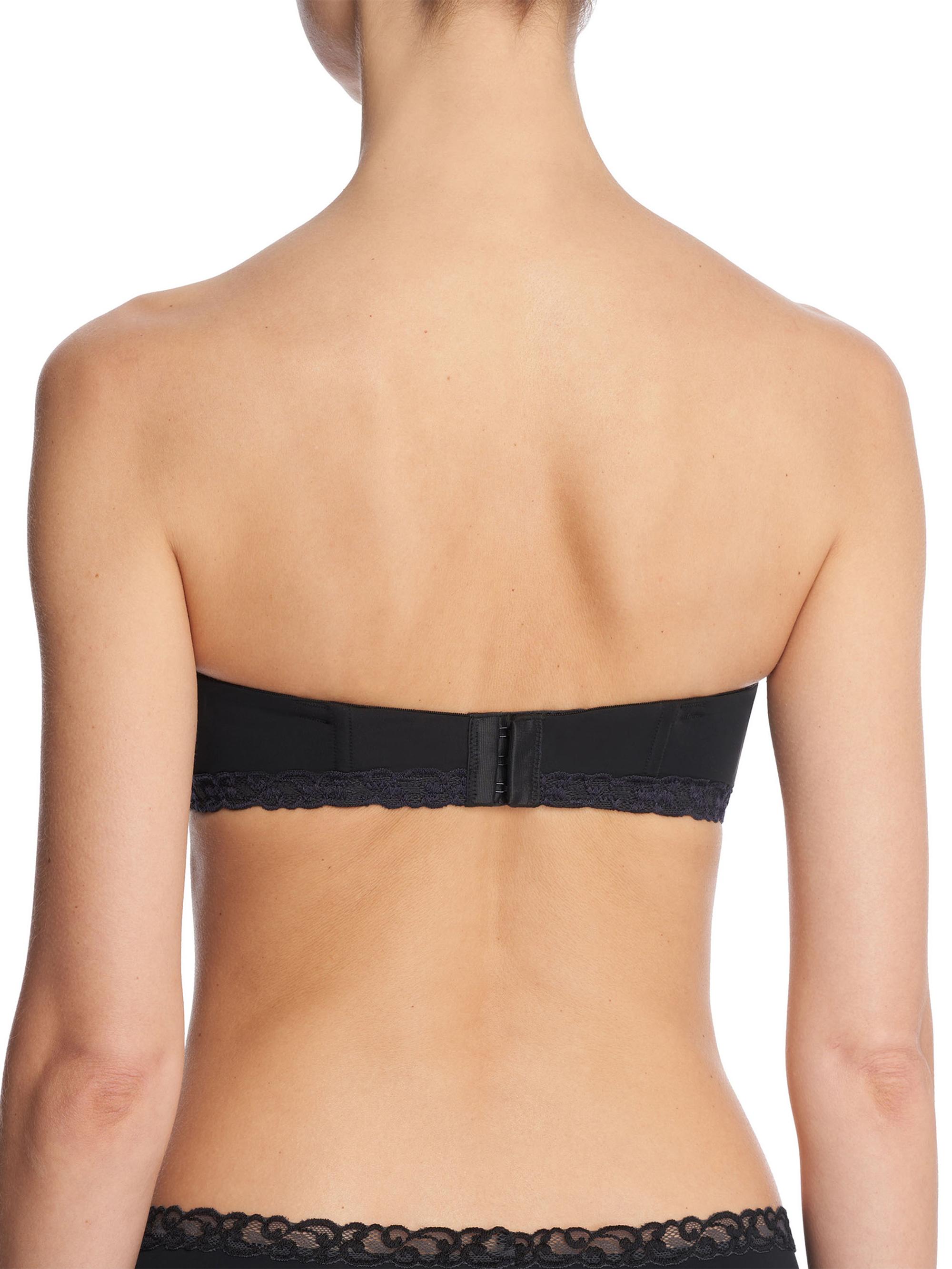 Natori Women's Pure Luxe Strapless Bra - Black | Thumbnail 2