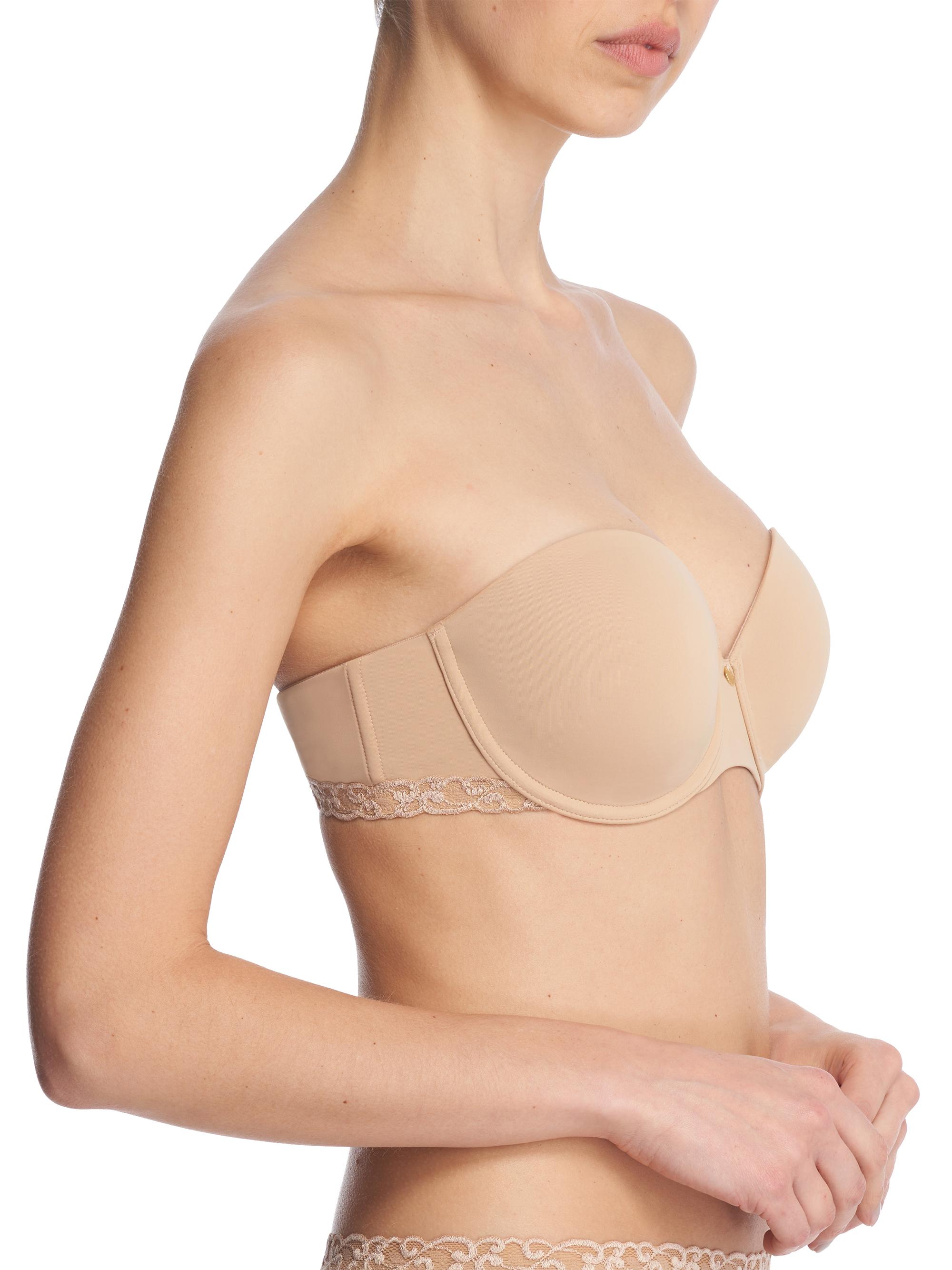 Natori Women's Pure Luxe Strapless Bra - Cafe | Thumbnail 2