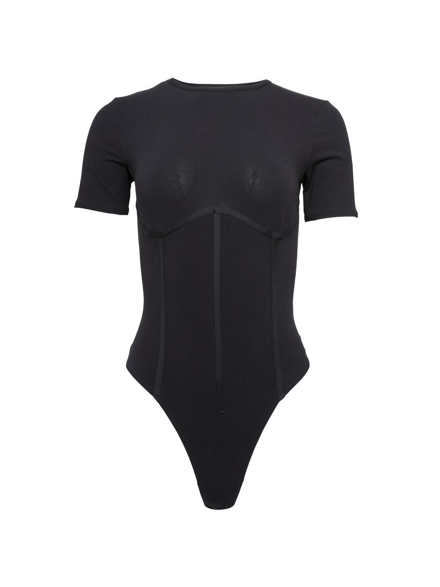 Fleur du Mal Stretch Cotton T-Shirt Bodysuit | Saks Fifth Avenue