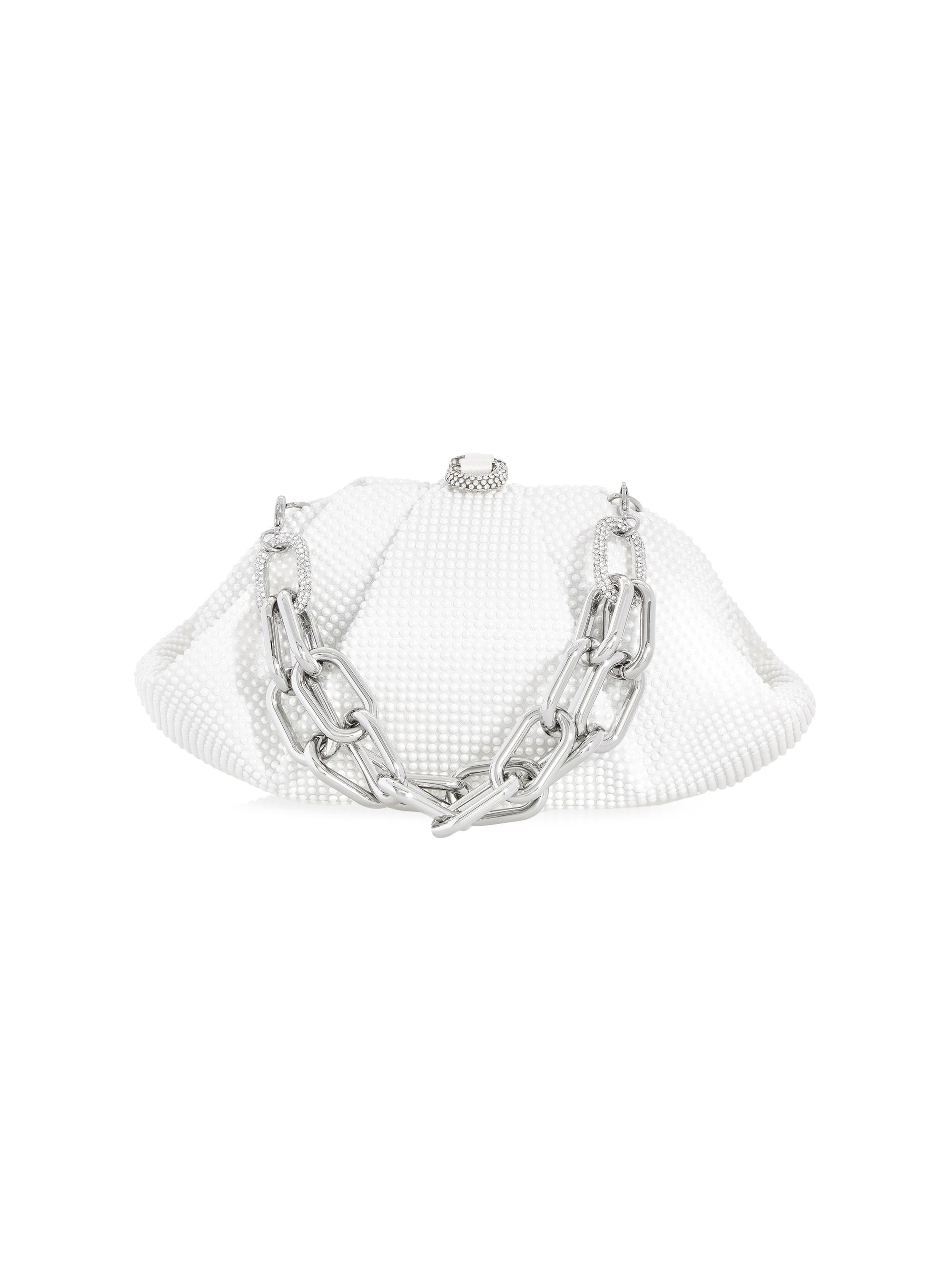 Judith Leiber Couture Women's Gemma Crystal & Imitation Pearl Clutch - Pearl