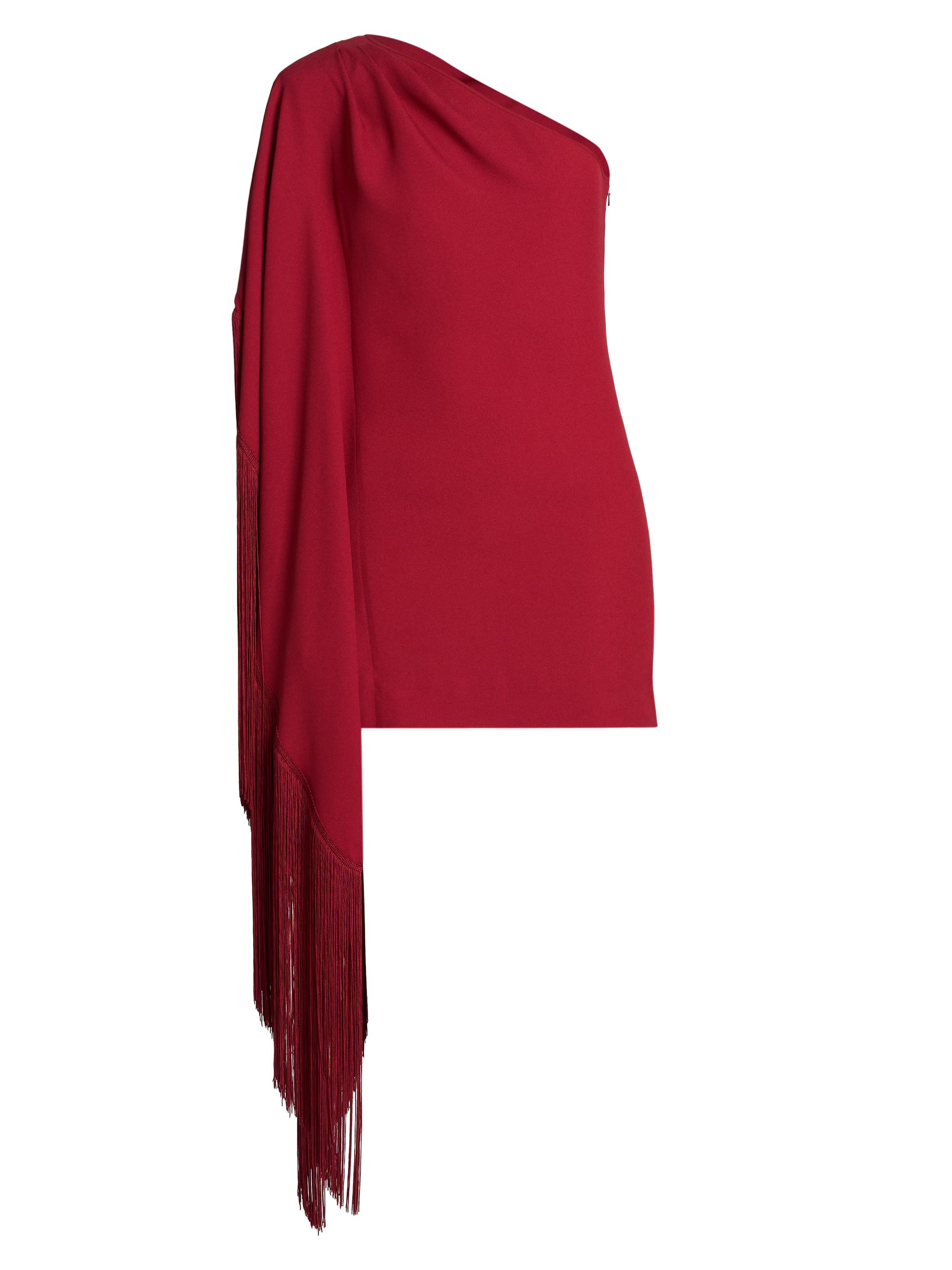 Moschino Women's Archive Fringes One-Shoulder Minidress - Violet Multi