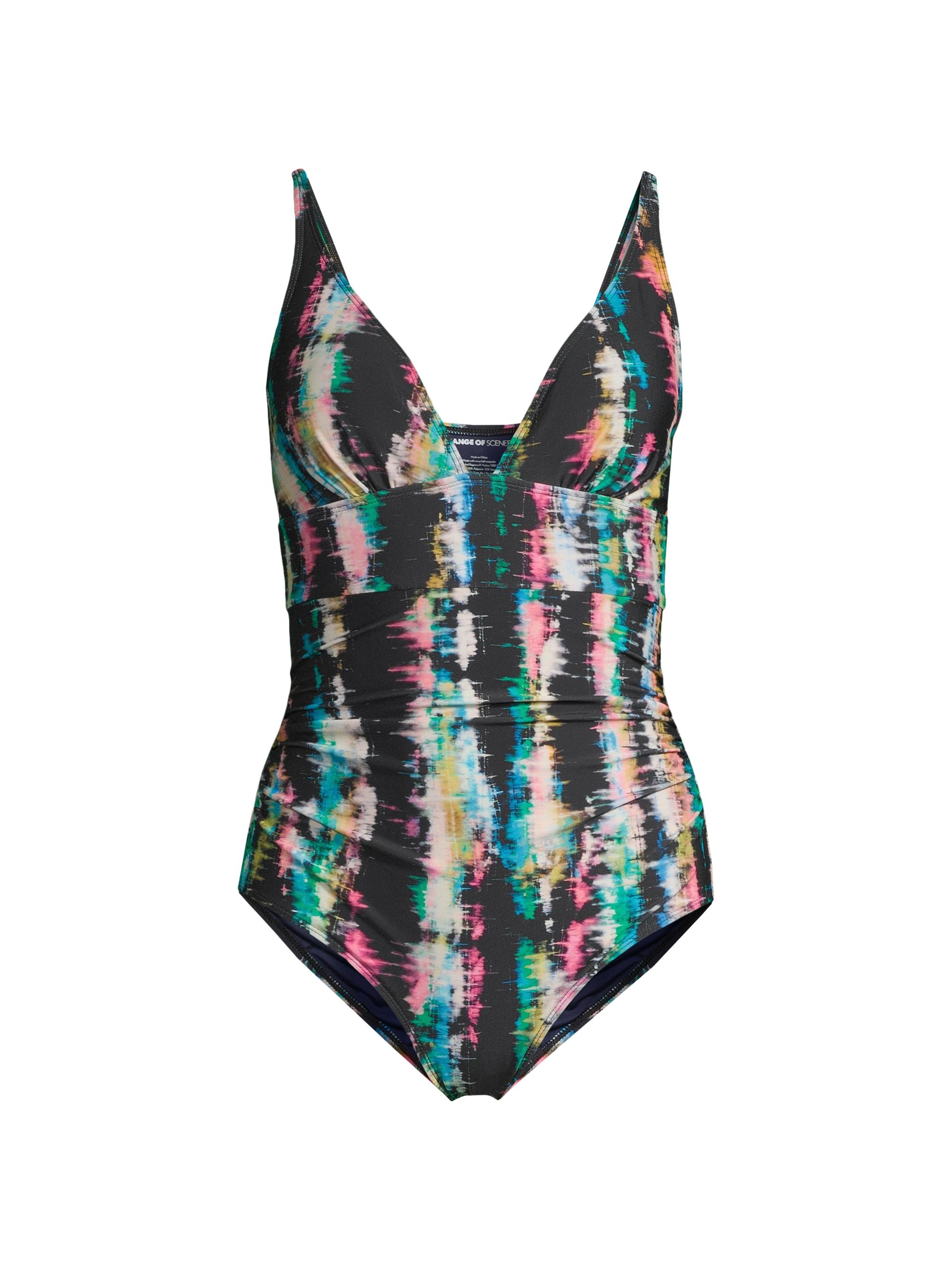 Change of Scenery Women's Niki V-Neck One-Piece Swimsuit - Bimini Sky
