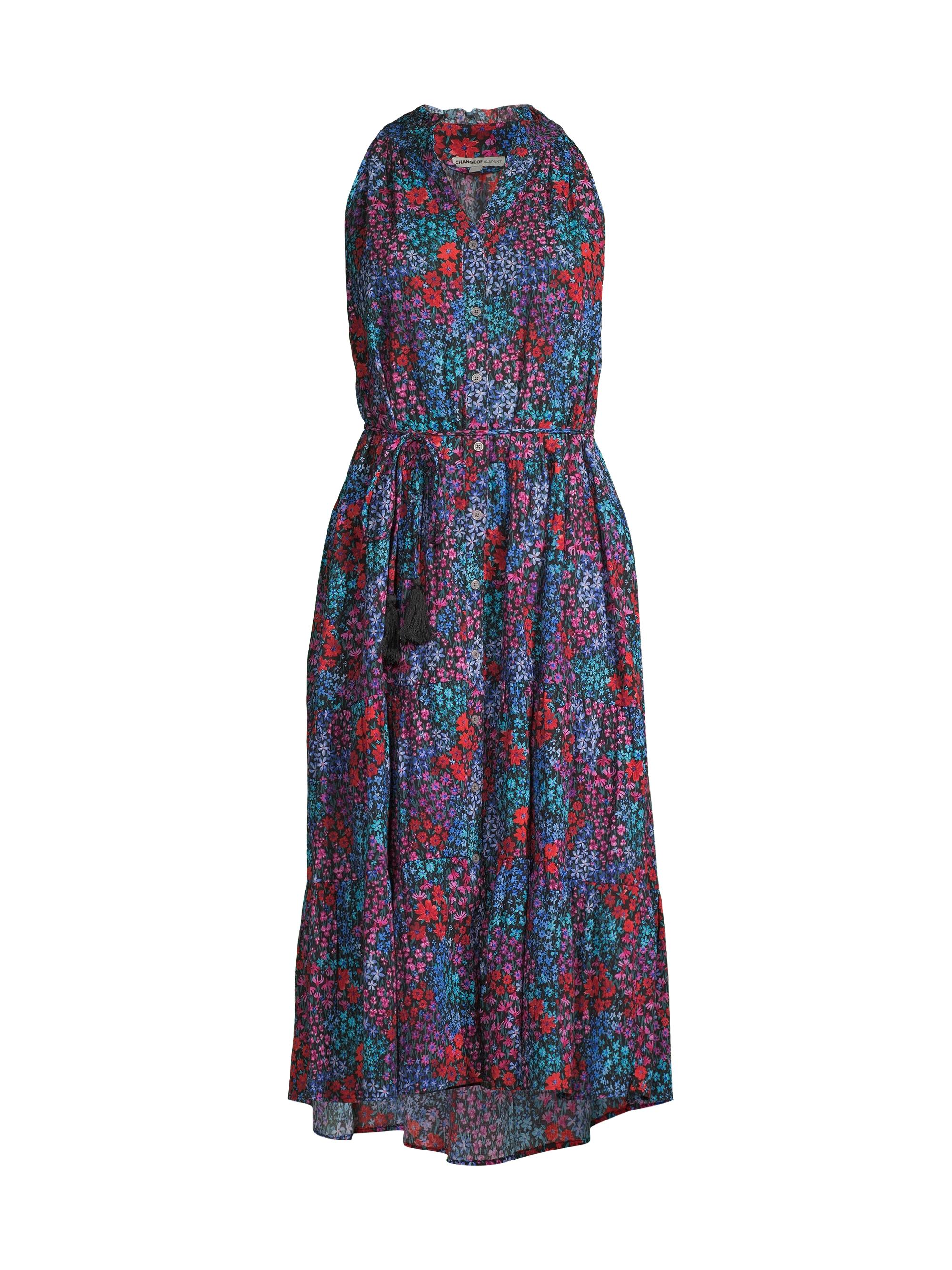 Change of Scenery Women's Tracy Floral Cotton Midi-Dress - In Bloom
