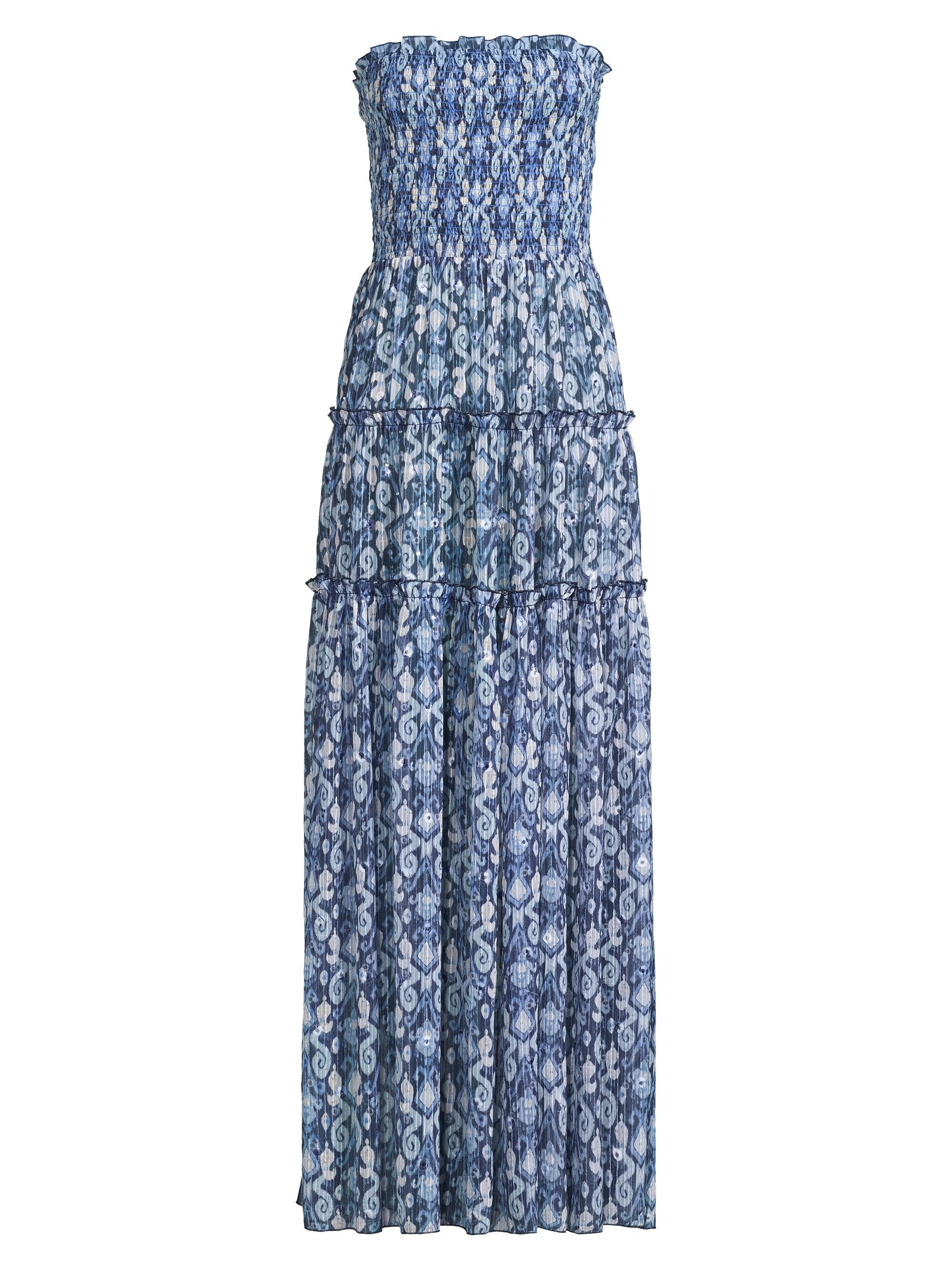 Ramy Brook Women's Leta Sequined Strapless Maxi Dress - Spring Navy Multi