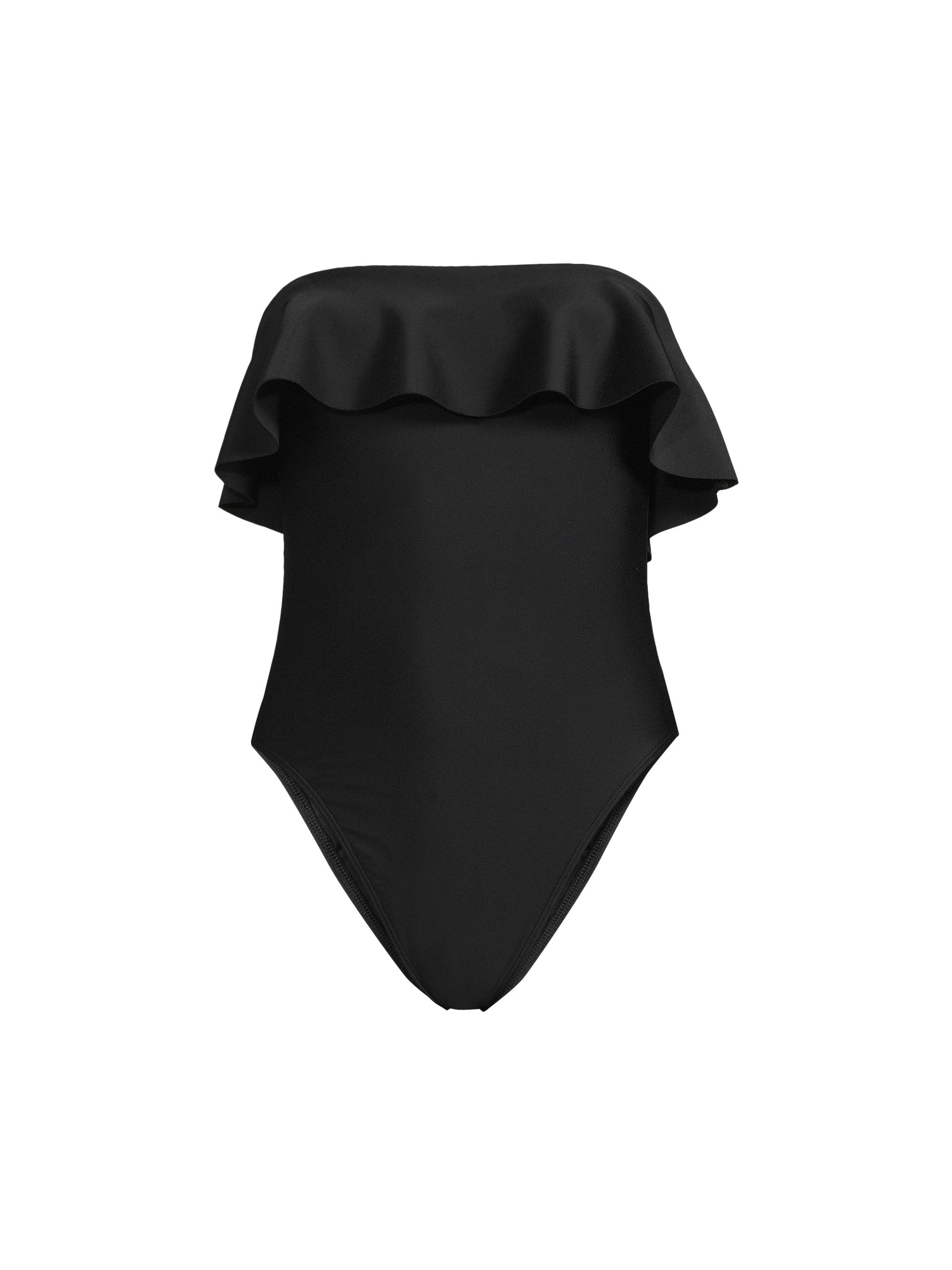 Ramy Brook Women's Minna Ruffled One-Piece Swimsuit - Black