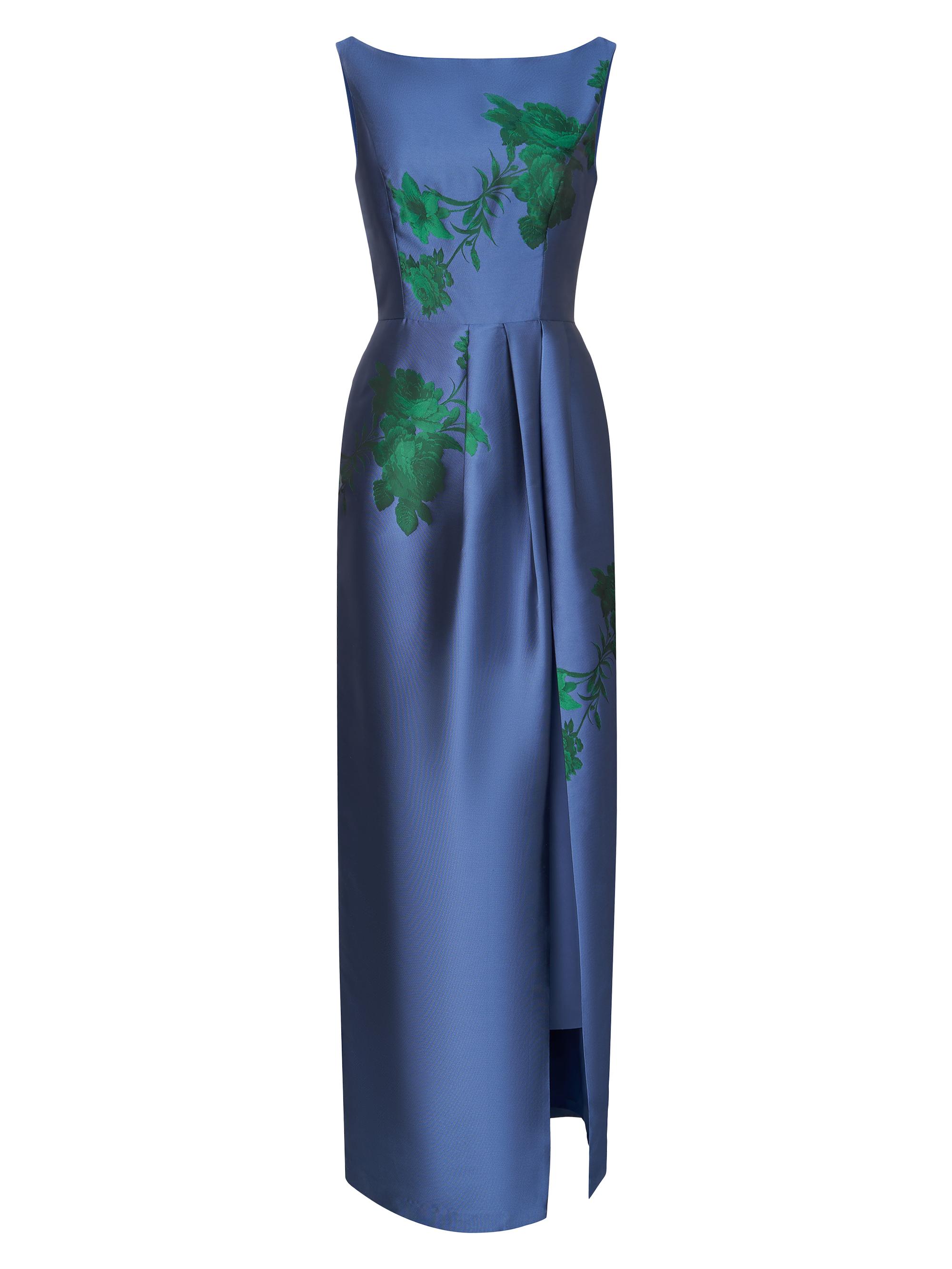 Kay Unger Women's Michelle Walk-Thru Jumpsuit - Denim