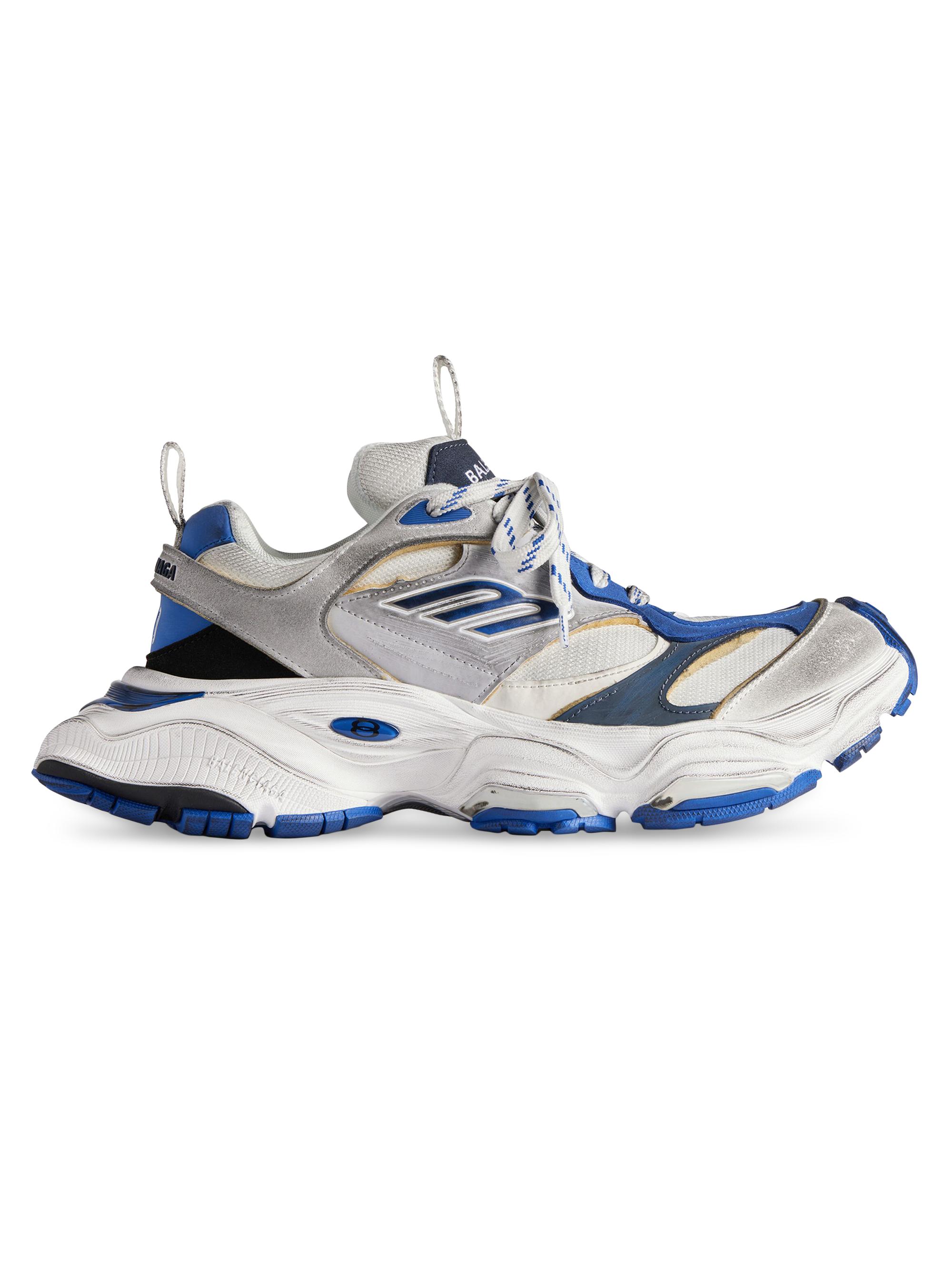 Balenciaga Men's Cargo Sneakers - Beige Red