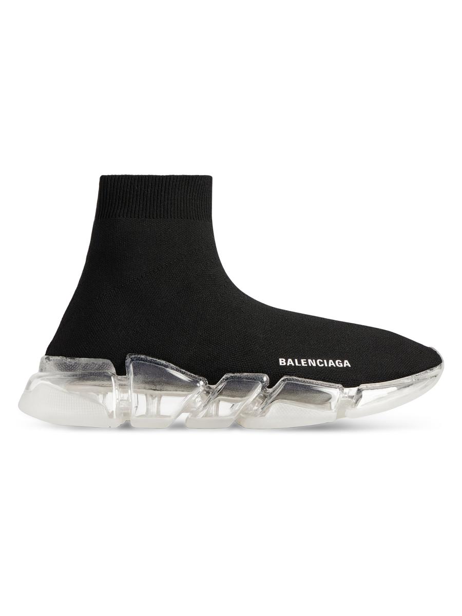 送料込直営店+BALENCIAGA+ Speed 2.0 Clear Sole スニーカー Balenciaga Speed 2.0 Full Clear Sole Recycled Knit Sneakers