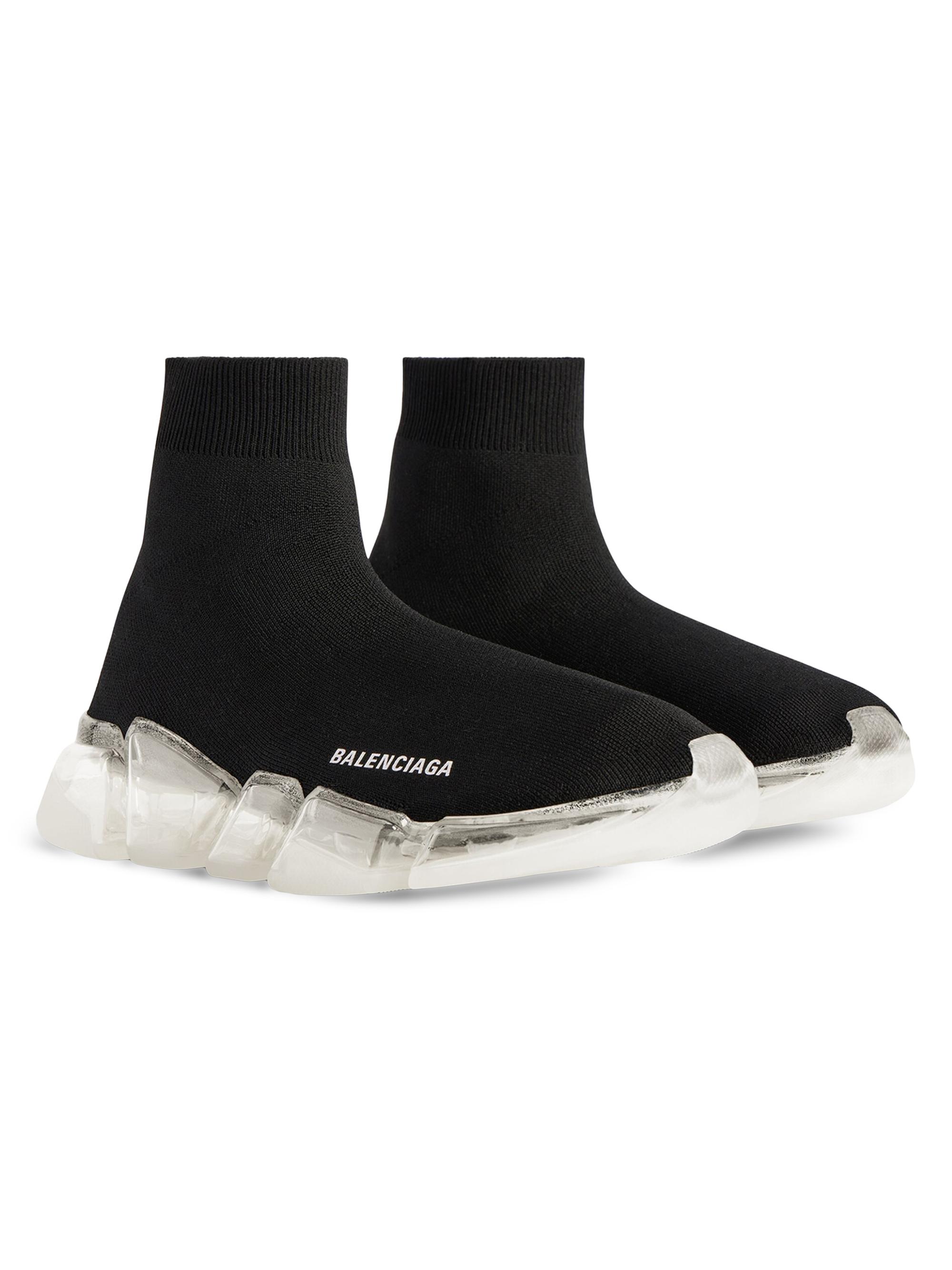 Balenciaga Speed 2.0 Full Clear Sole Recycled Knit Sneakers | Saks