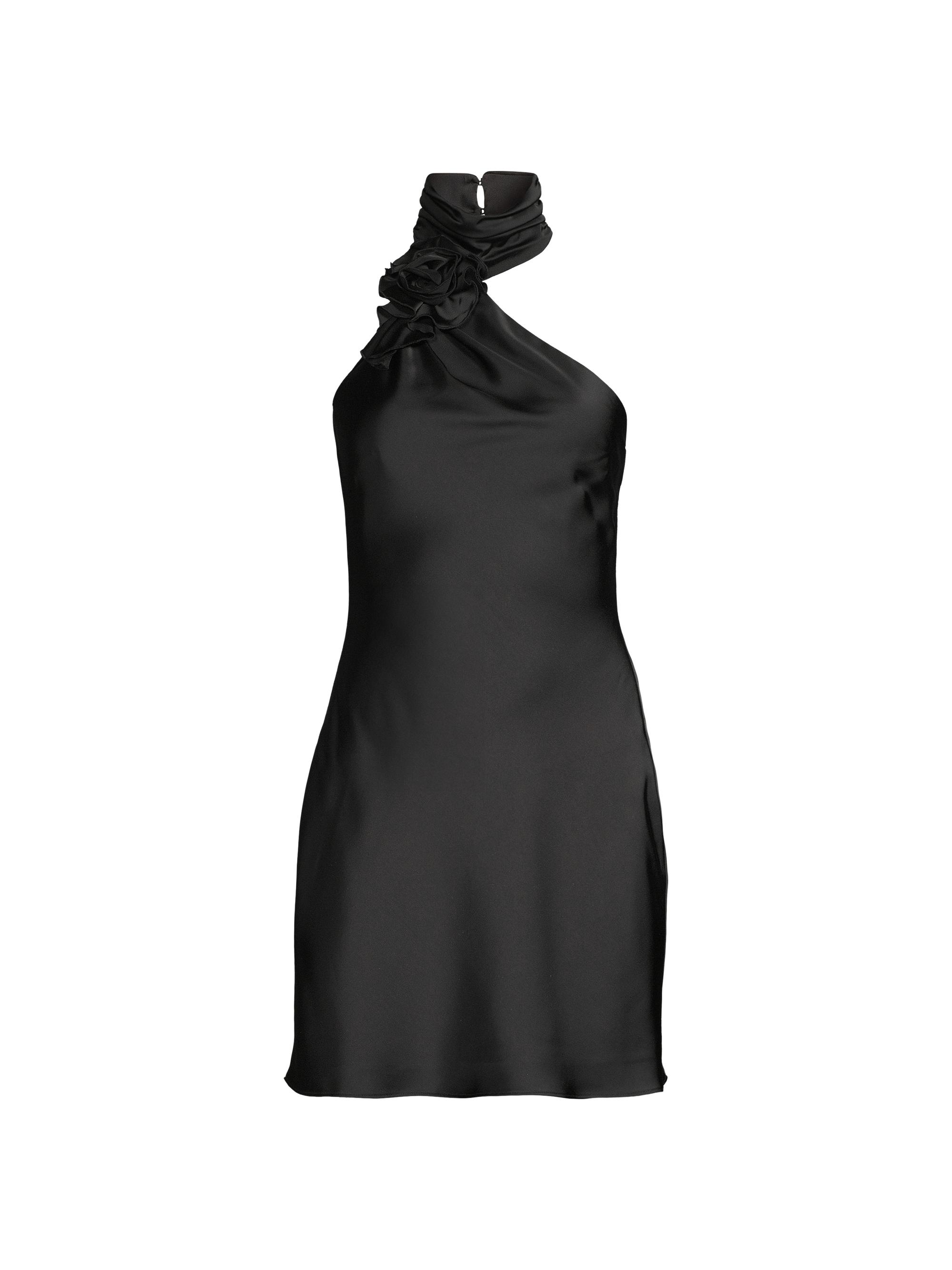 Misha Women's Sterling Halter Minidress - Black