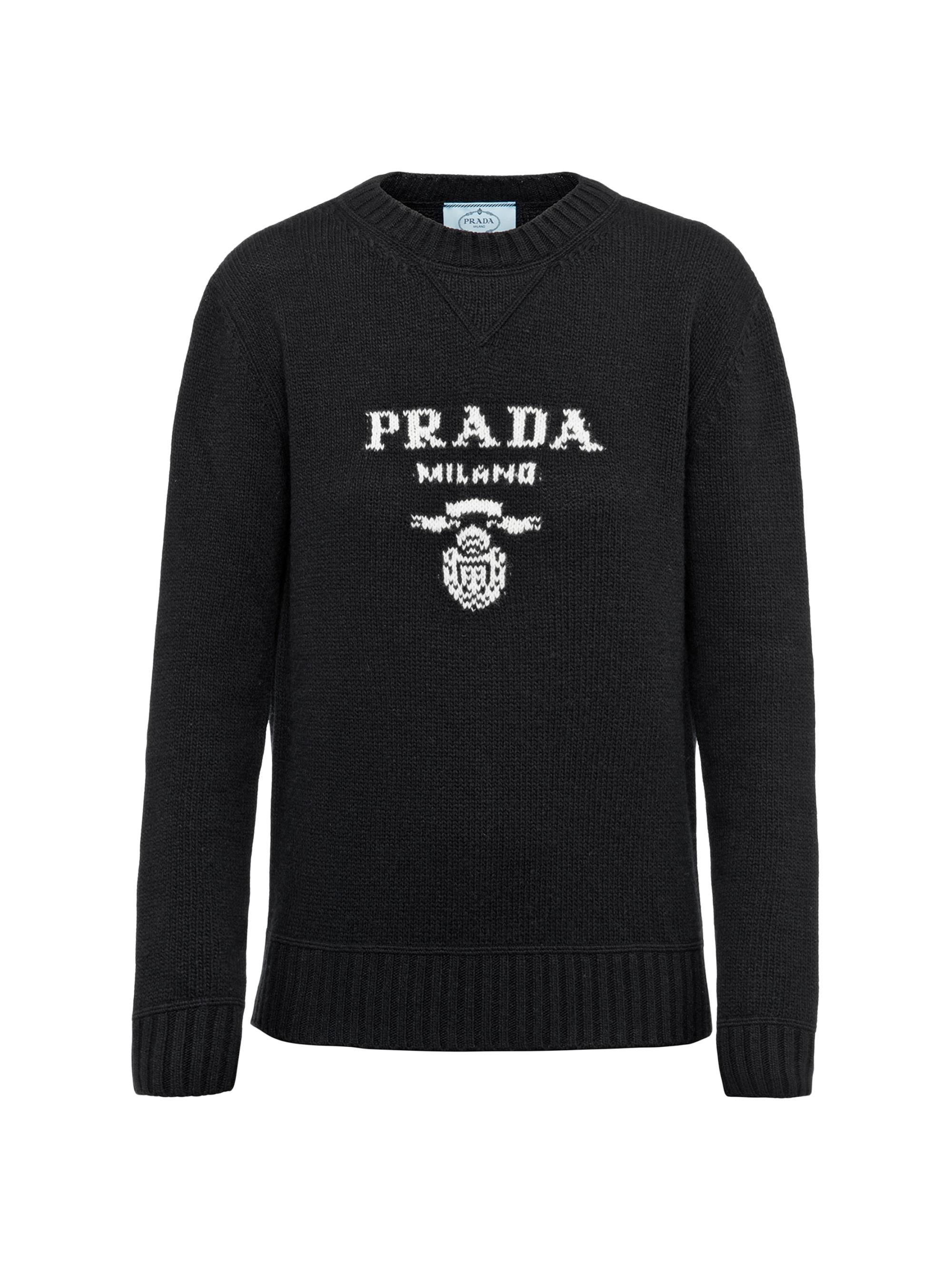 Prada Wool and Cashmere Crew-Neck Sweater | Saks Fifth Avenue