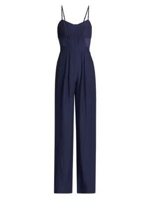 Ramy Brook Women's Loretta Wide-Leg Jumpsuit - Spring Navy