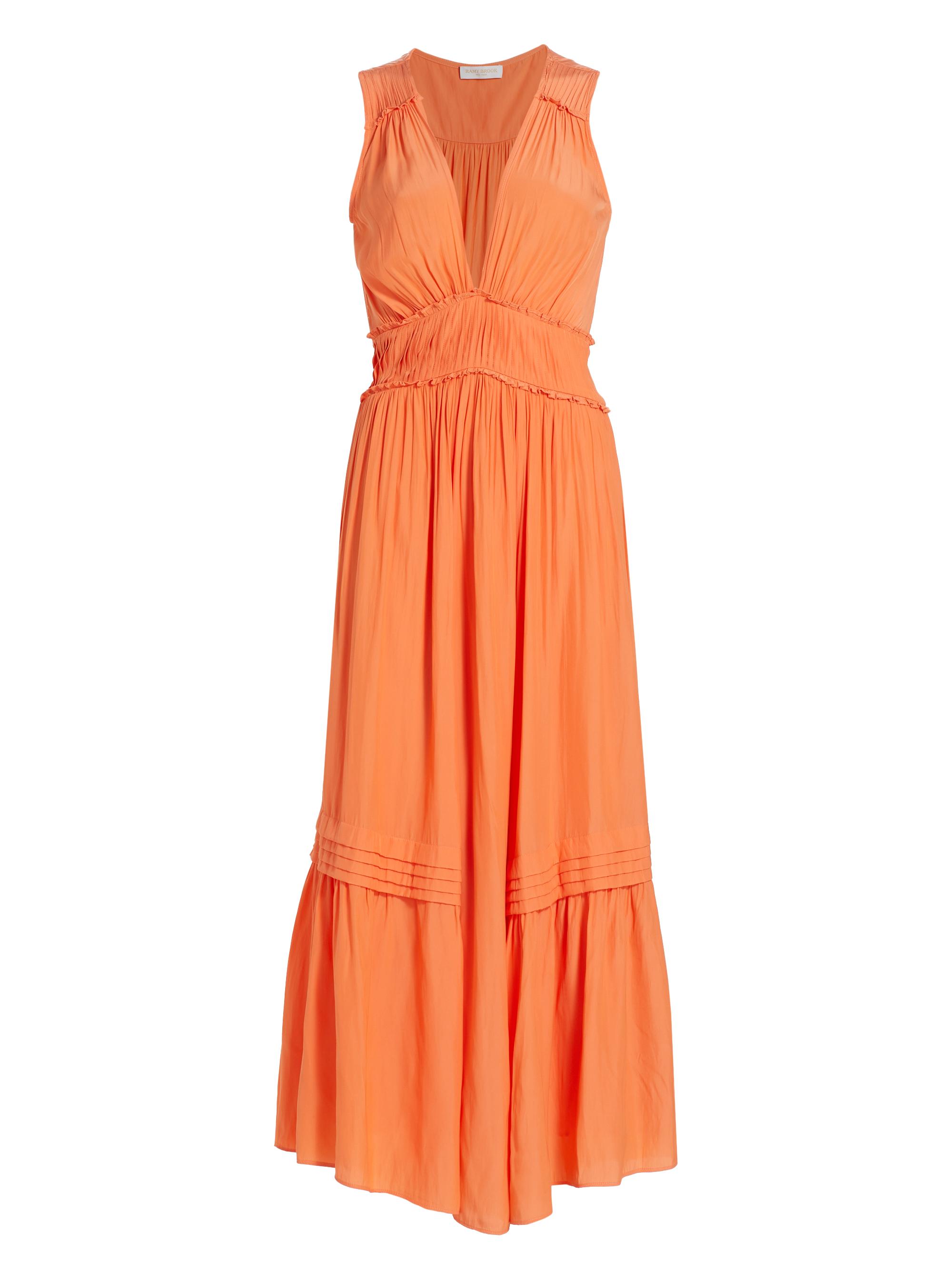 Ramy Brook Women's Dierdre Sleeveless Midi-Dress - Tropic Orange