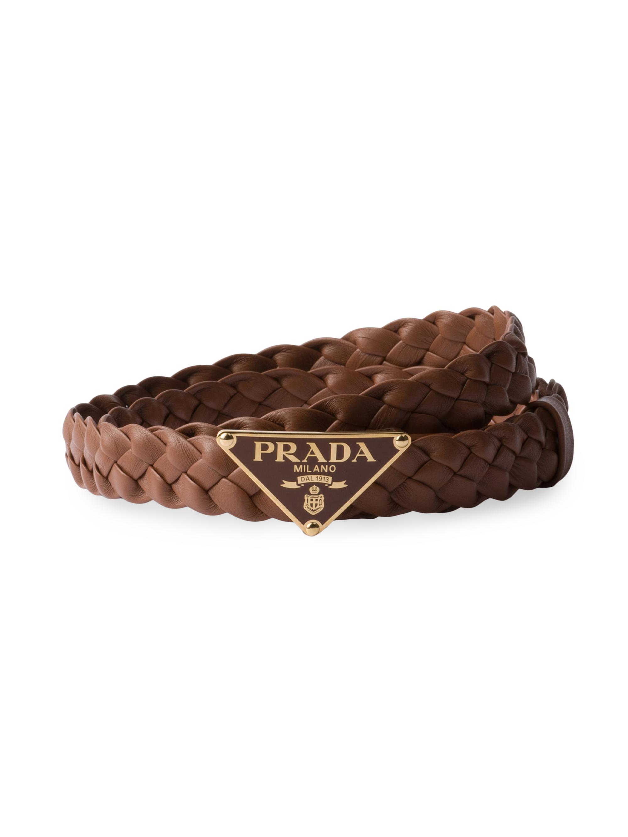 Prada Saffiano Leather Belt | Saks Fifth Avenue