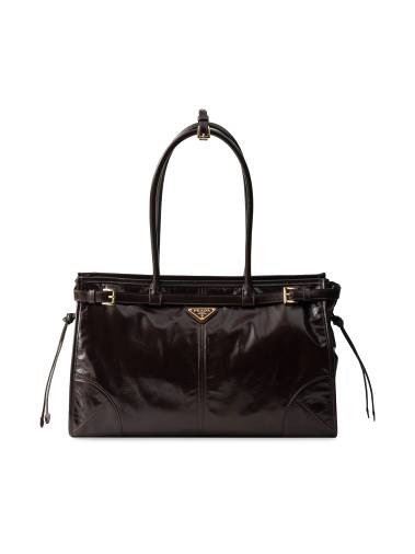 Small Saffiano leather top-handle bag