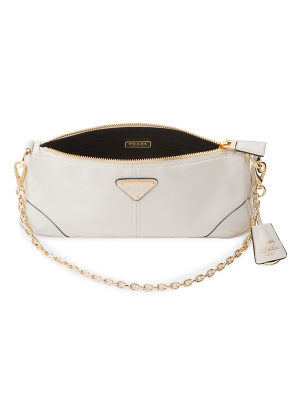 Shop Prada Re-Edition 2002 Medium Leather Shoulder Bag Shop Prada Re-Edition 2002 Medium Leather Shoulder Bag