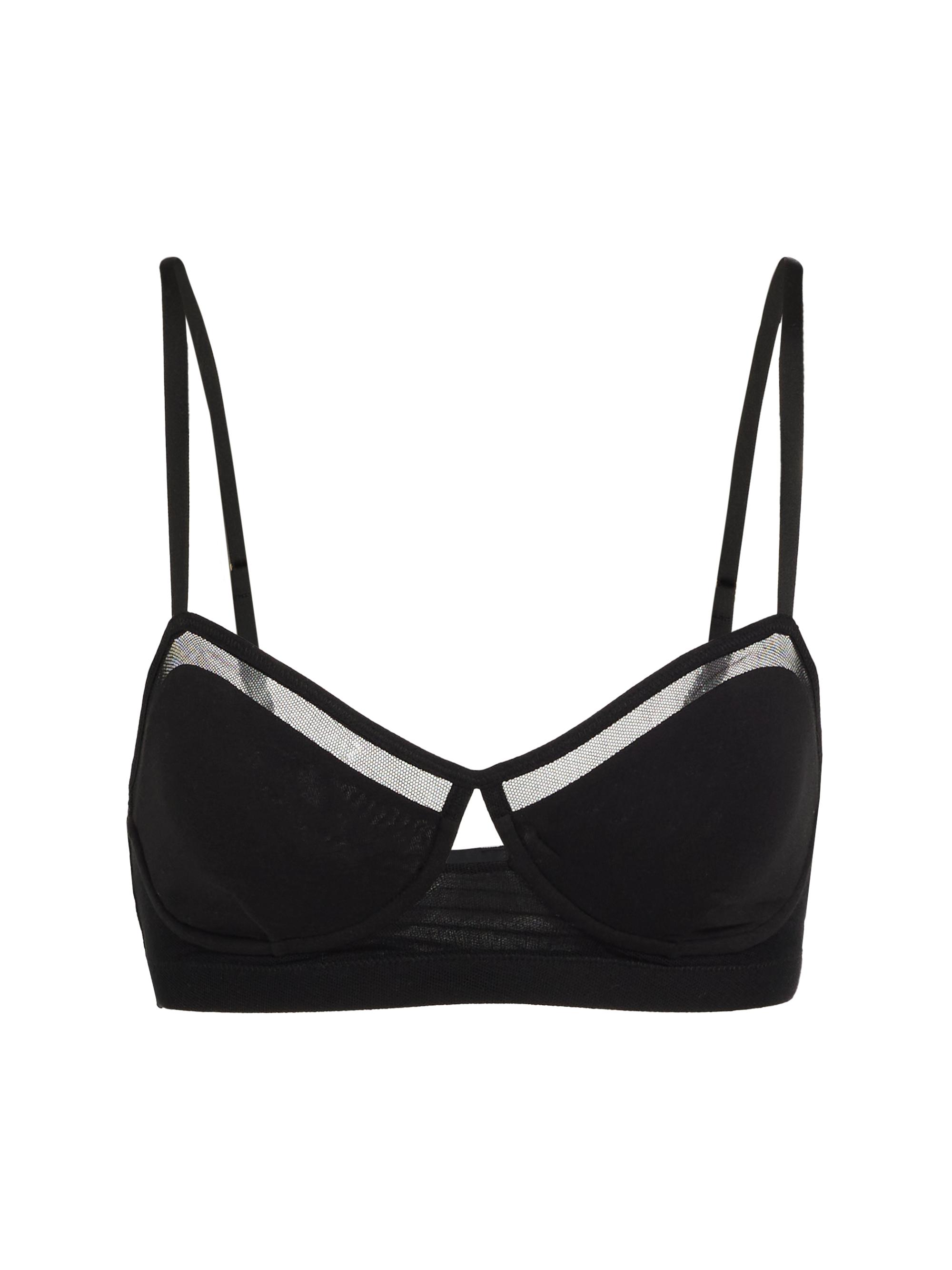 Skin Women's Odette Balconette Underwire Bra - Black