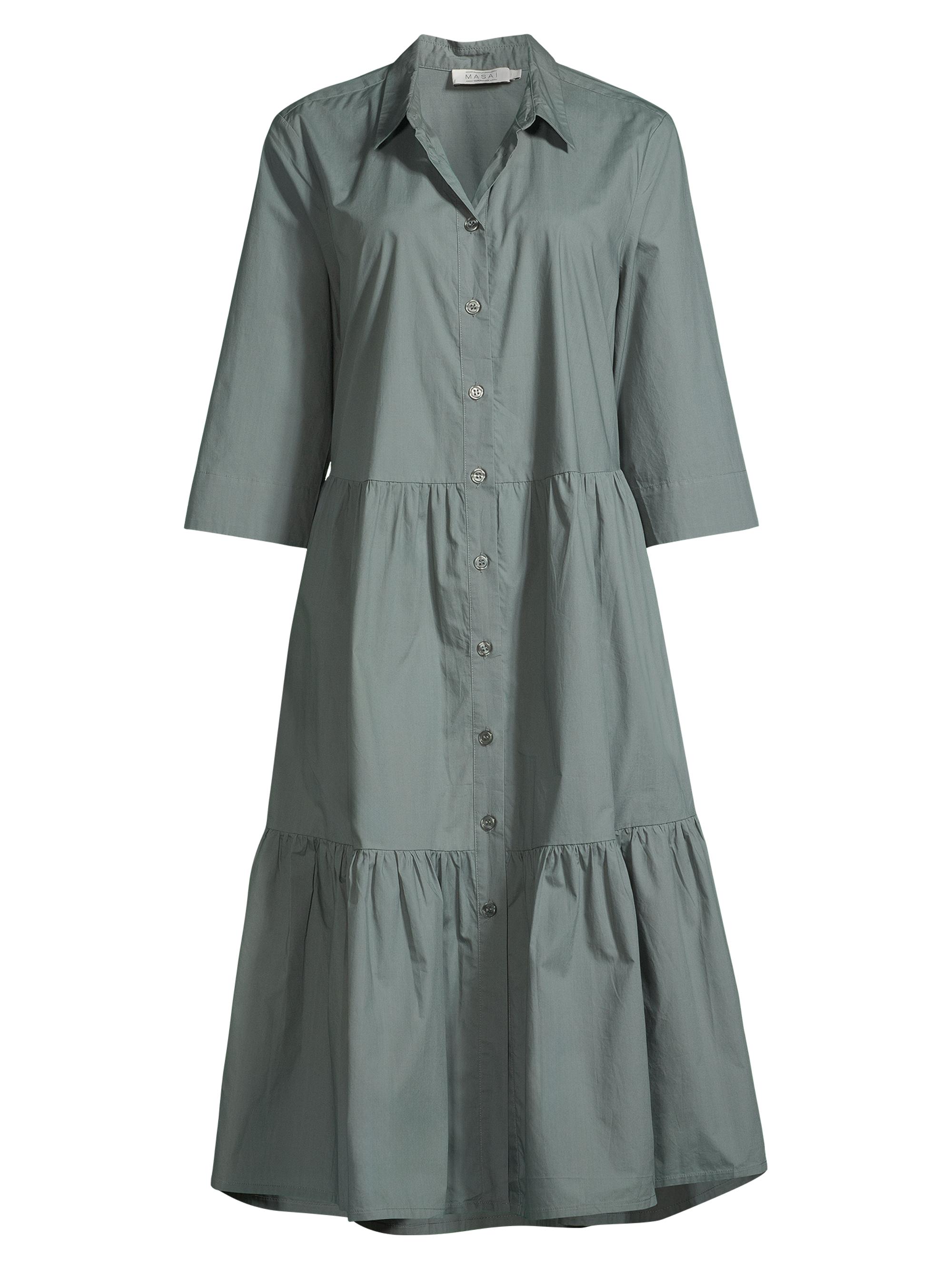 Masai Copenhagen Women's Nydilla Tiered Midi-Dress - Tannin