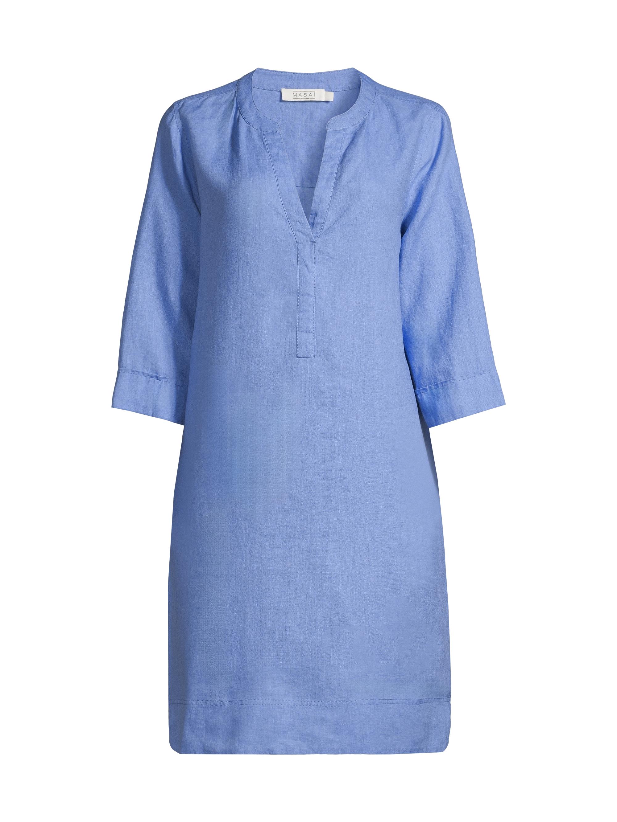 Masai Copenhagen Women's Nokolo Linen Dress - Blue Bonnet
