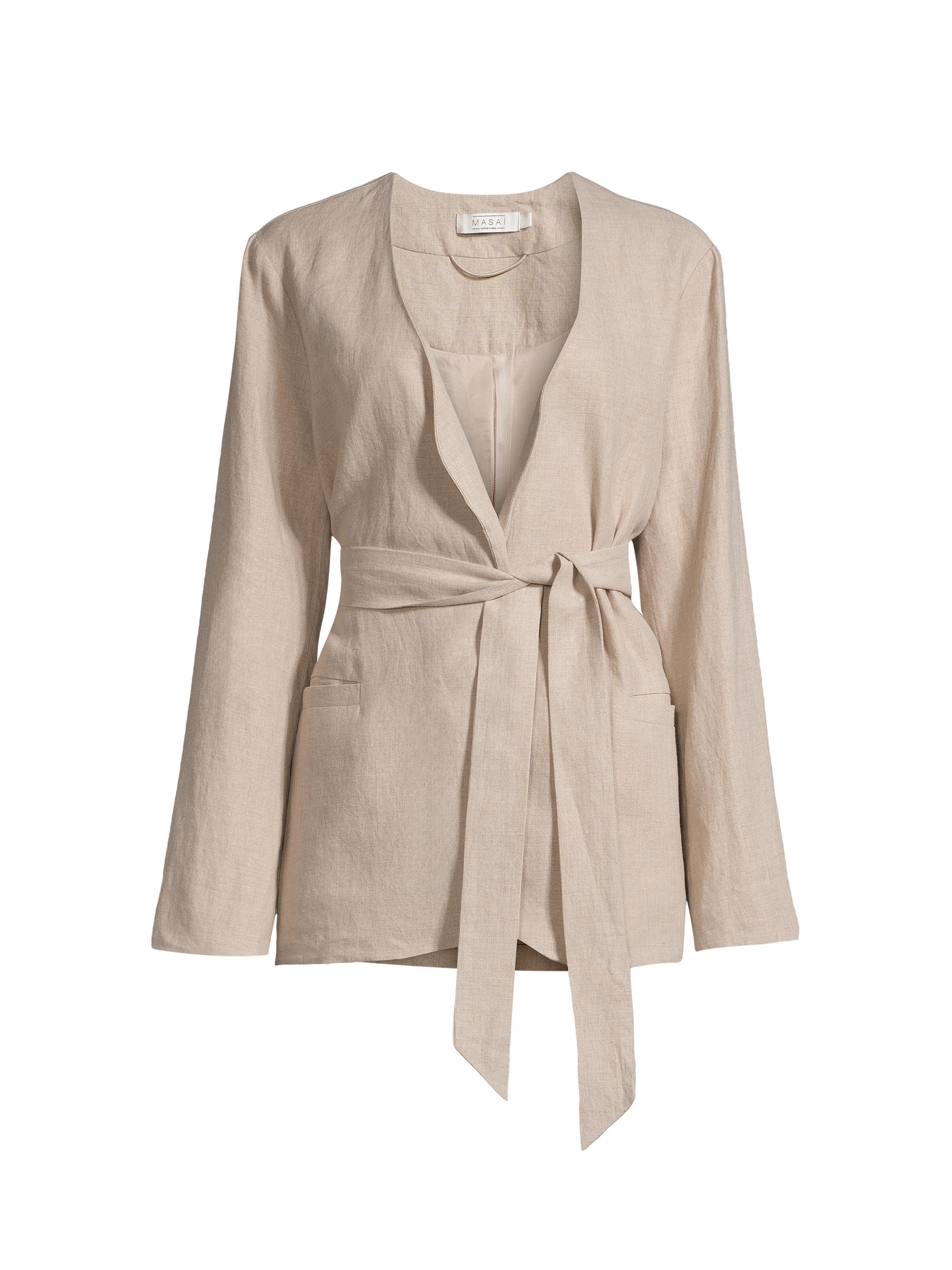 Masai Copenhagen Women's Jenalo Linen Jacket - Natural