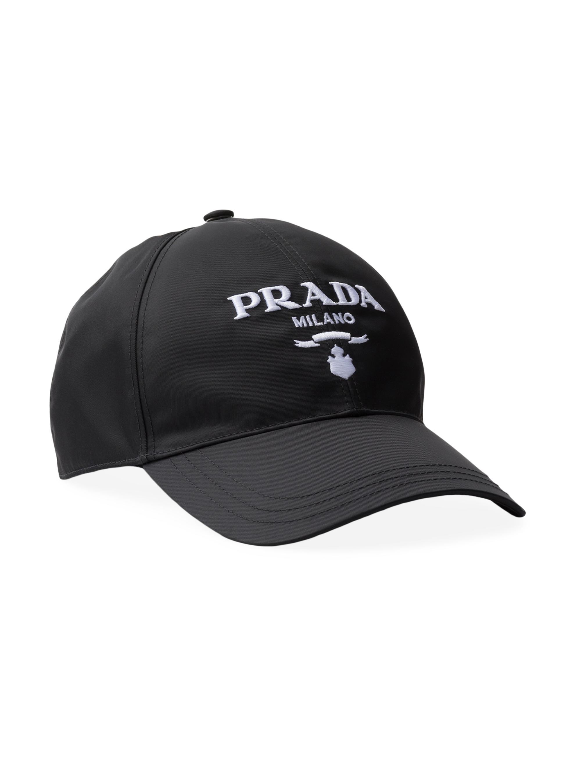 PRADA Re-Nylon cap プラダ キャップ M Black Re-Nylon baseball cap | PRADA