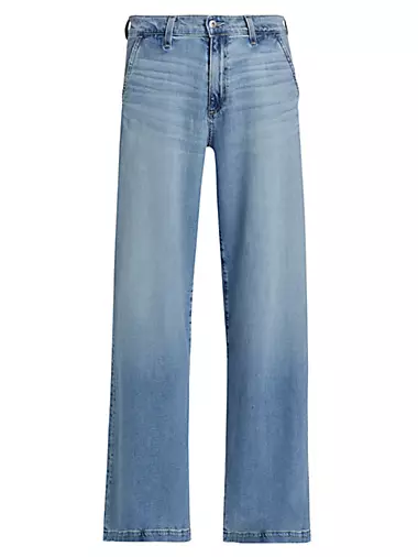 Stella Mid-Rise Wide-Leg Jeans