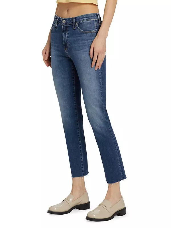 Mari Mid-Rise Skinny Crop Jeans