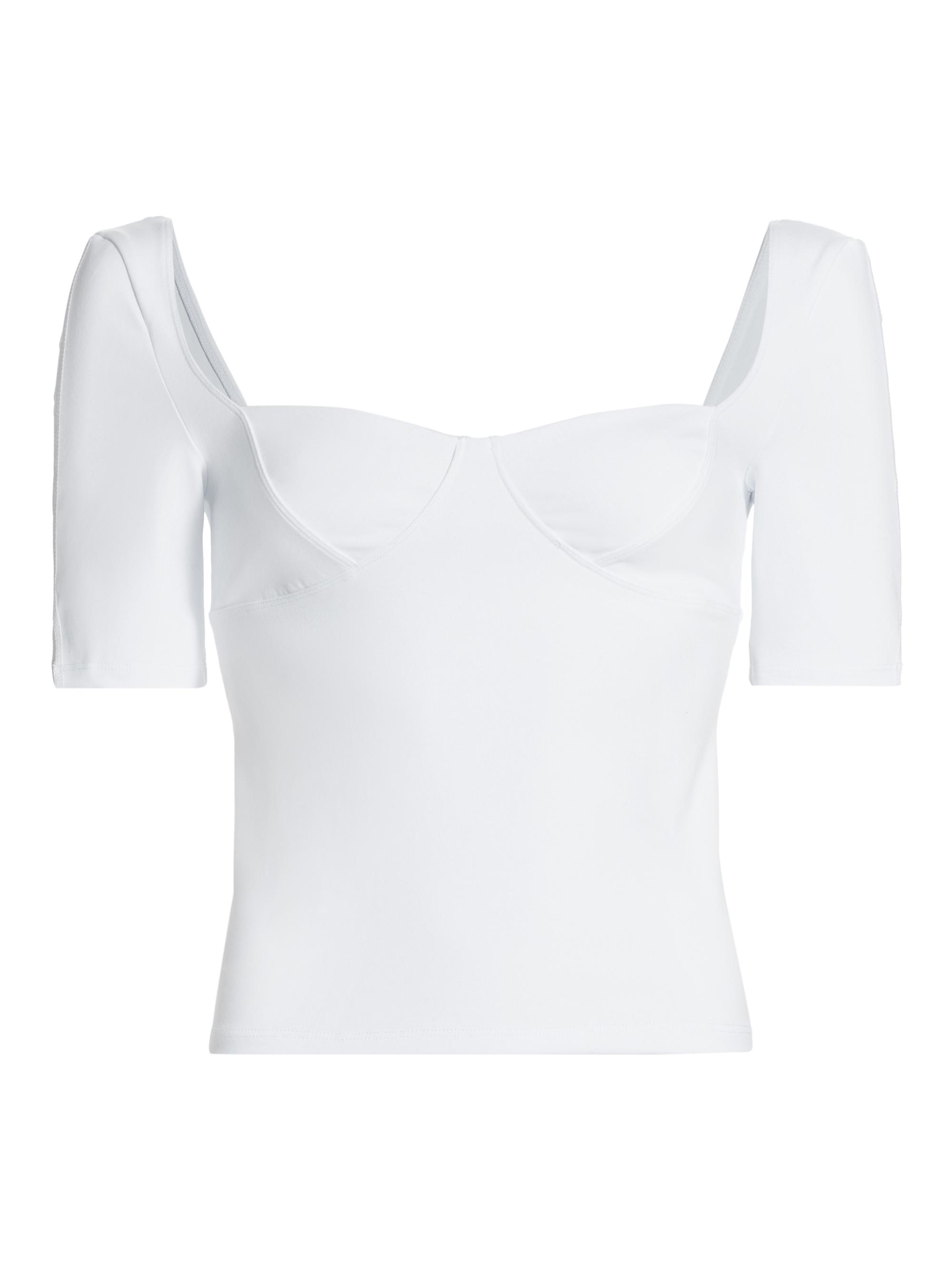 Free People Women's Just Looking Crop Top - White