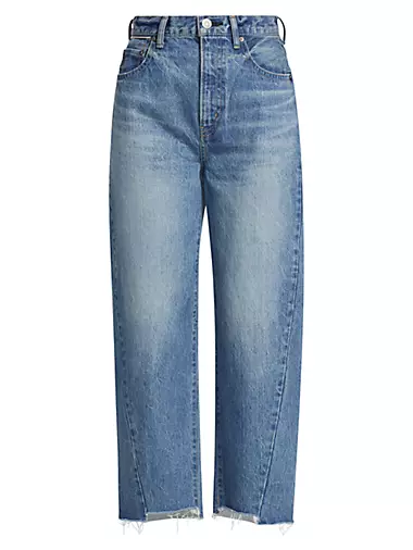 Cloverhill High-Rise Wide-Leg Crop Jeans