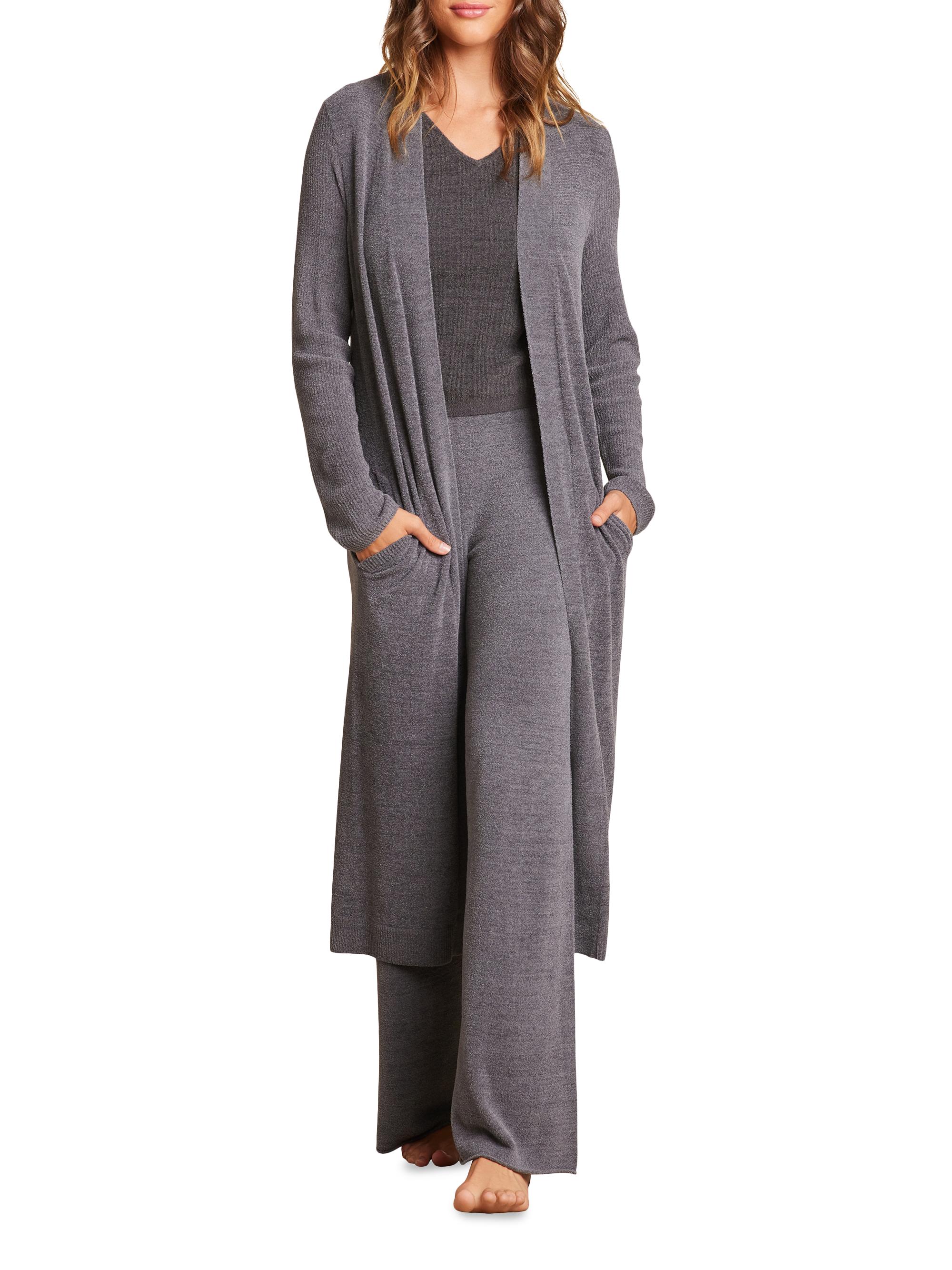 Barefoot Dreams Women's Cozychic Ultra Lite Everything Cardigan - Coal