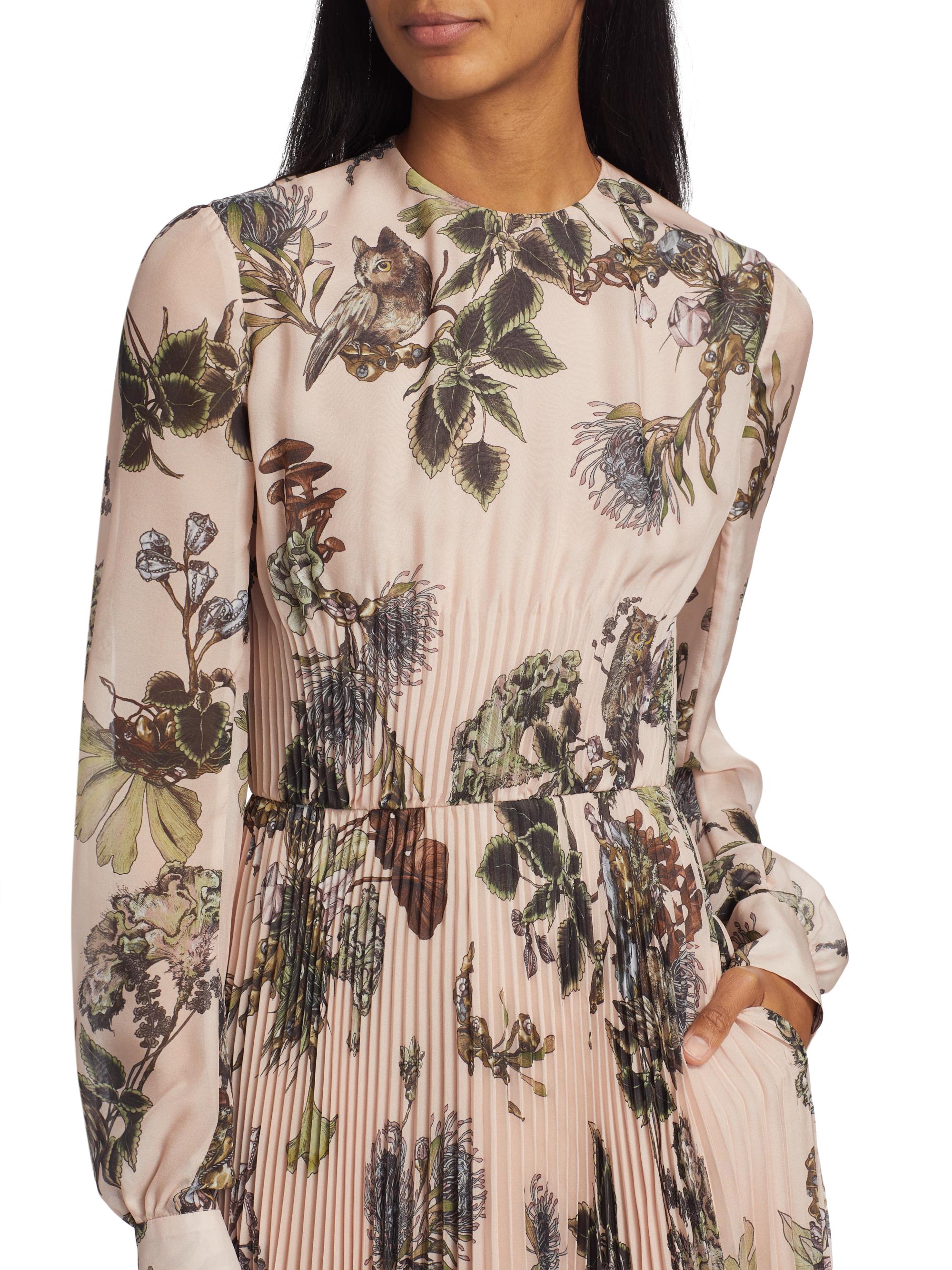 RoseMuse　Floral print pleats dress floral print pleats dress – BUNNY APARTMENT