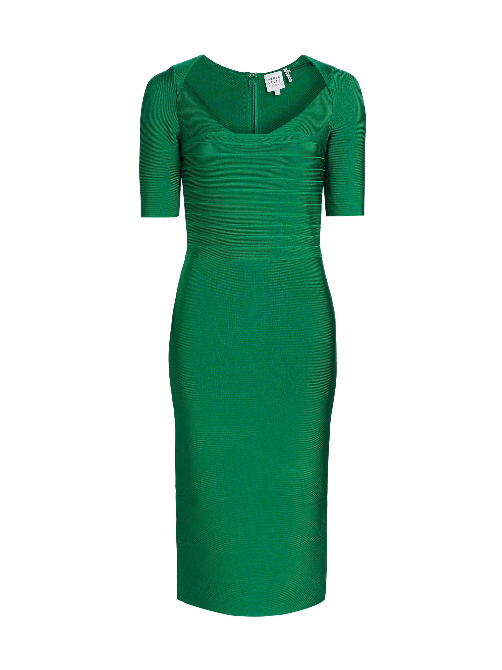 Hervé Léger Women's The Caroline Dress - Forest