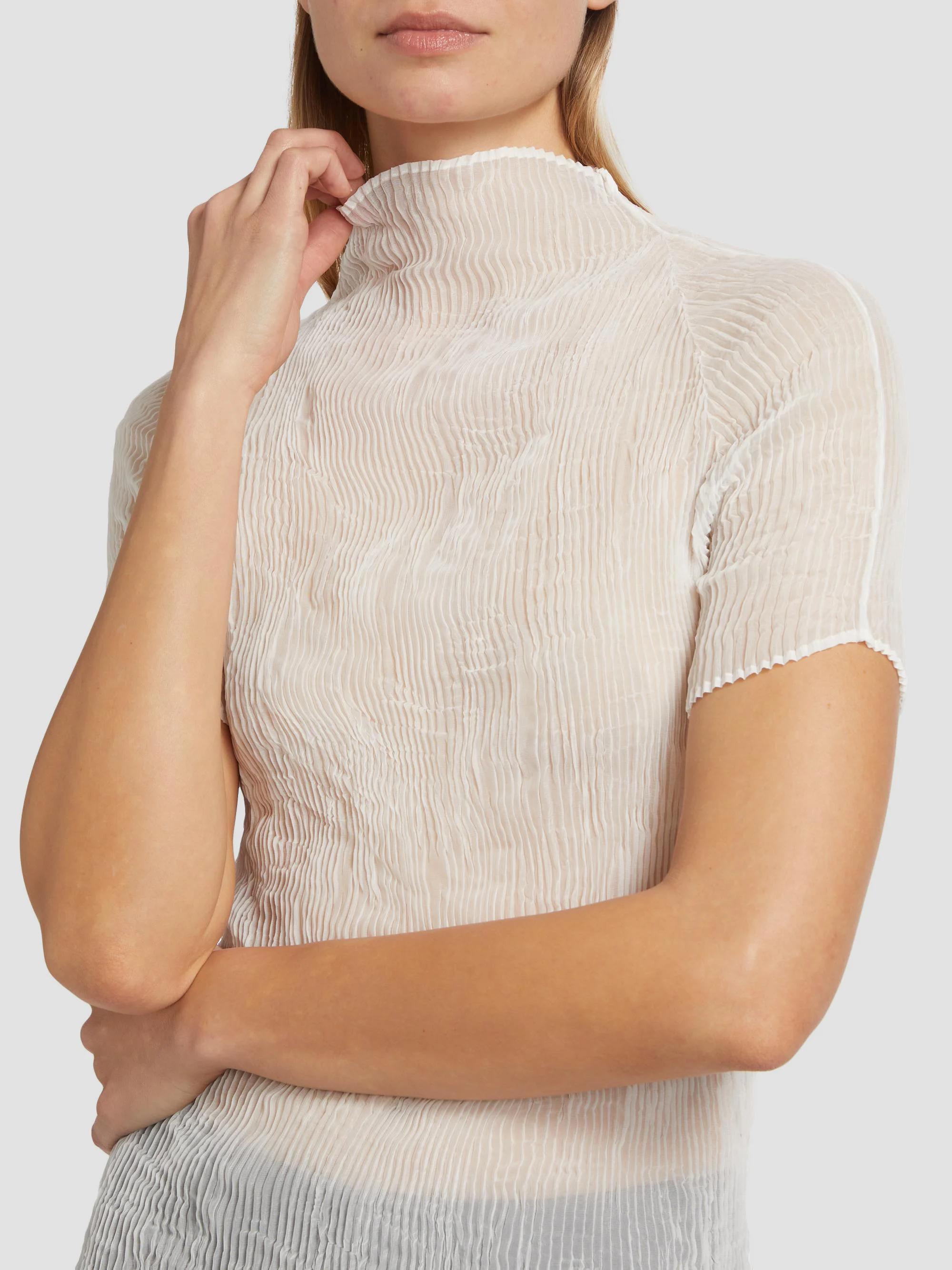Issey Miyake Chiffon Twist Smokey Blouse | Saks Fifth Avenue