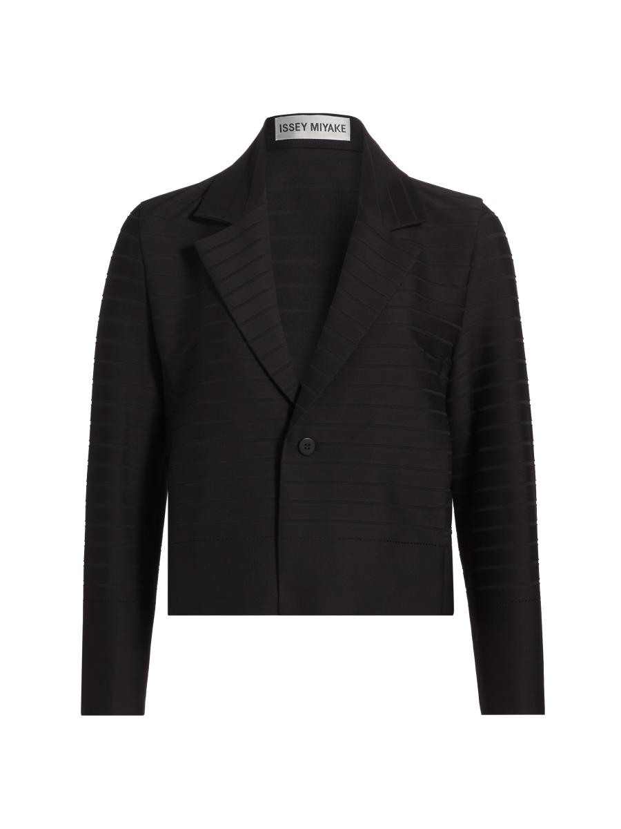 Issey Miyake Wide Stripe Knit Jacket | Saks Fifth Avenue