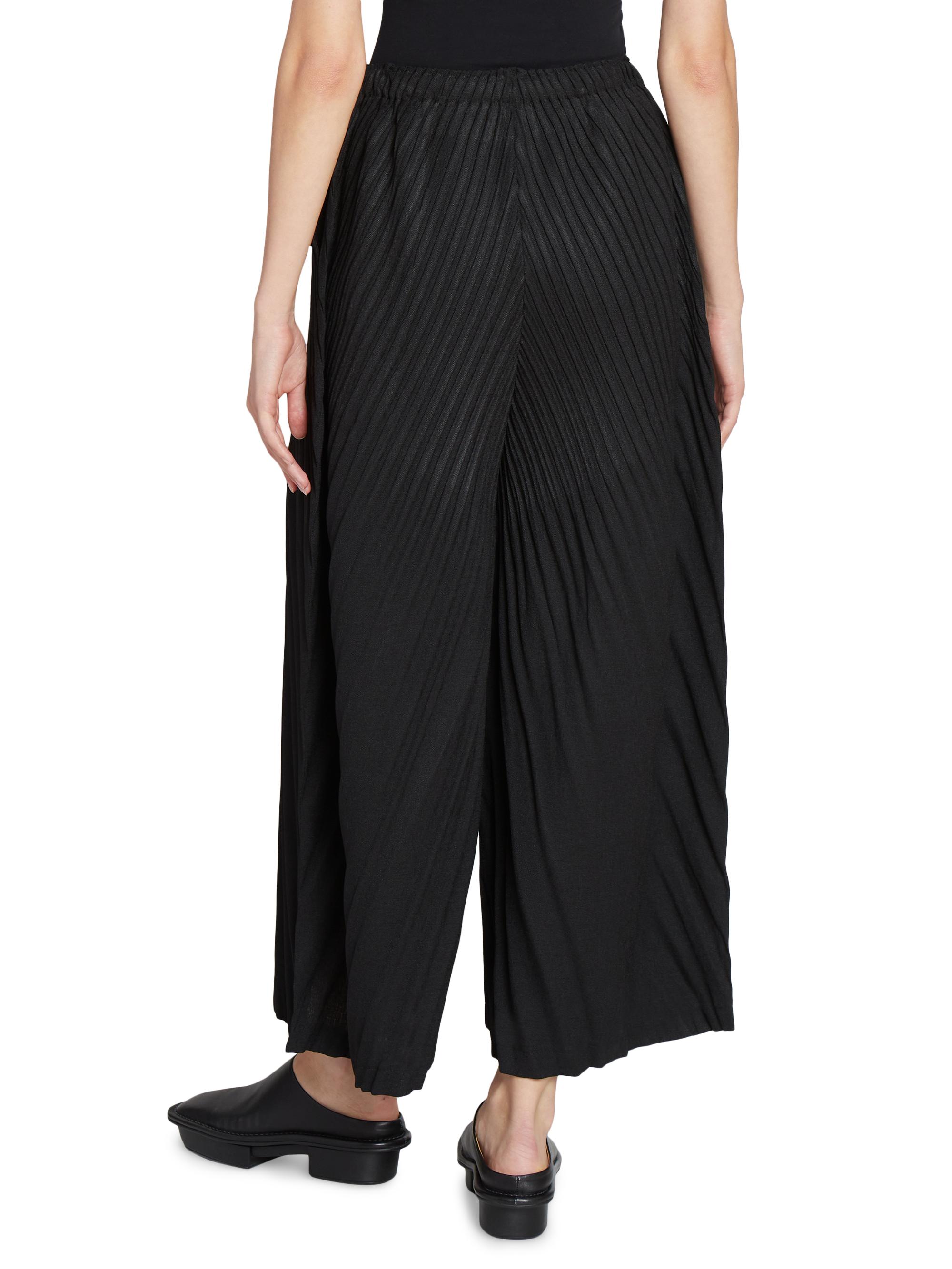 Shop Issey Miyake Linen-Like Pleated Pants | Saks Fifth Avenue