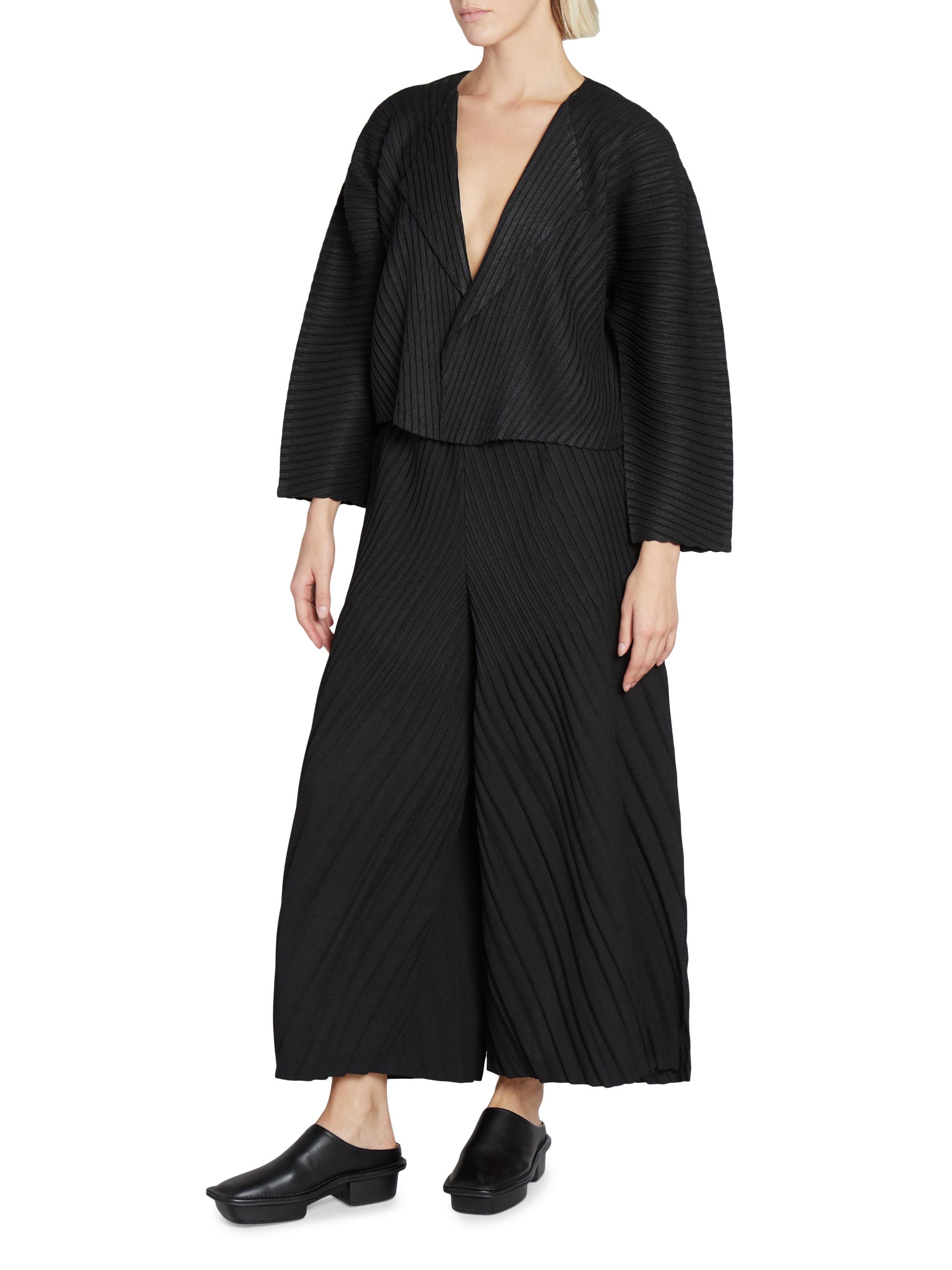 Shop Issey Miyake Linen-Like Pleated Pants | Saks Fifth Avenue
