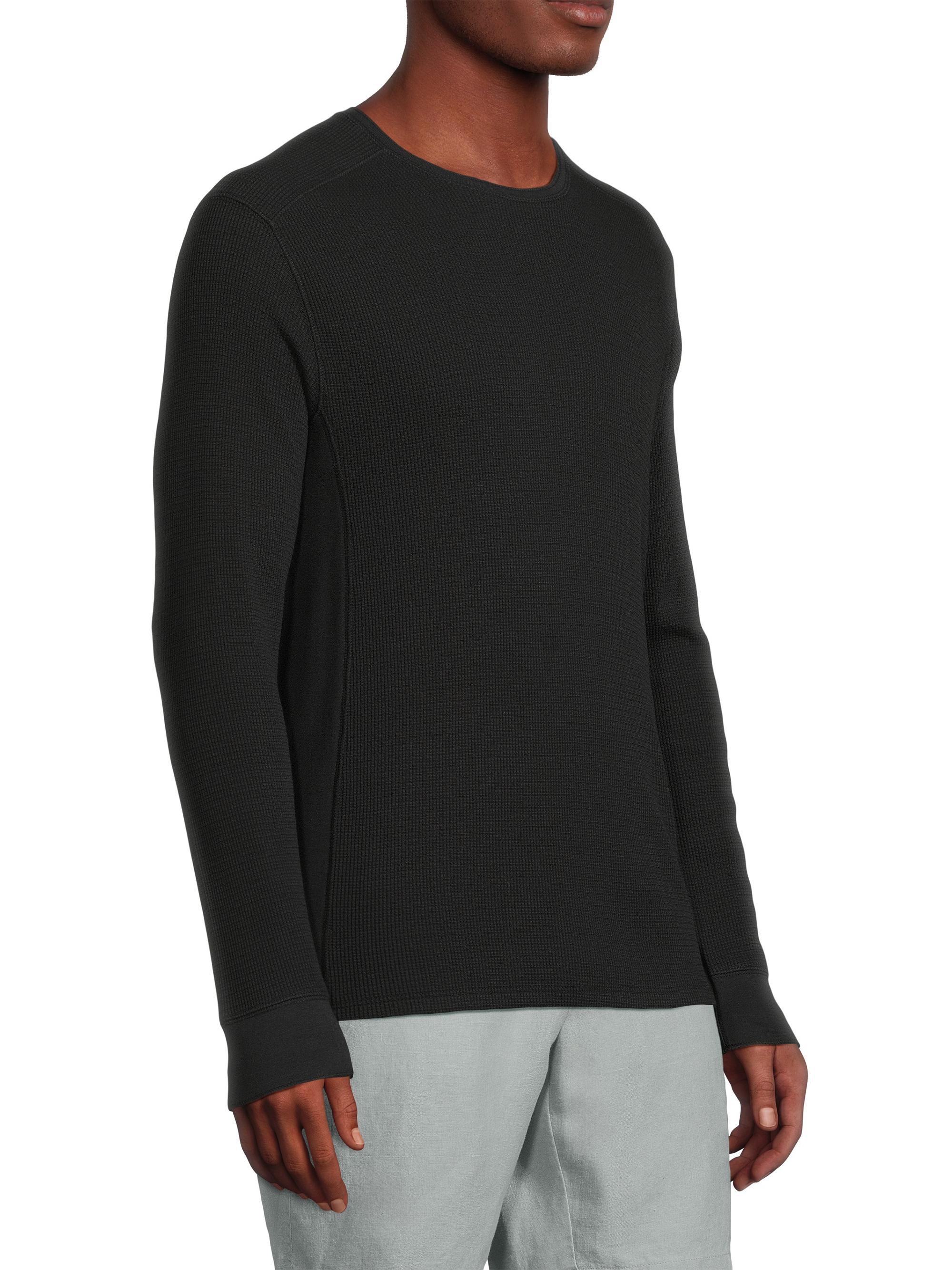 Vince Thermal Crewneck Long-Sleeve T-Shirt | Saks Fifth Avenue