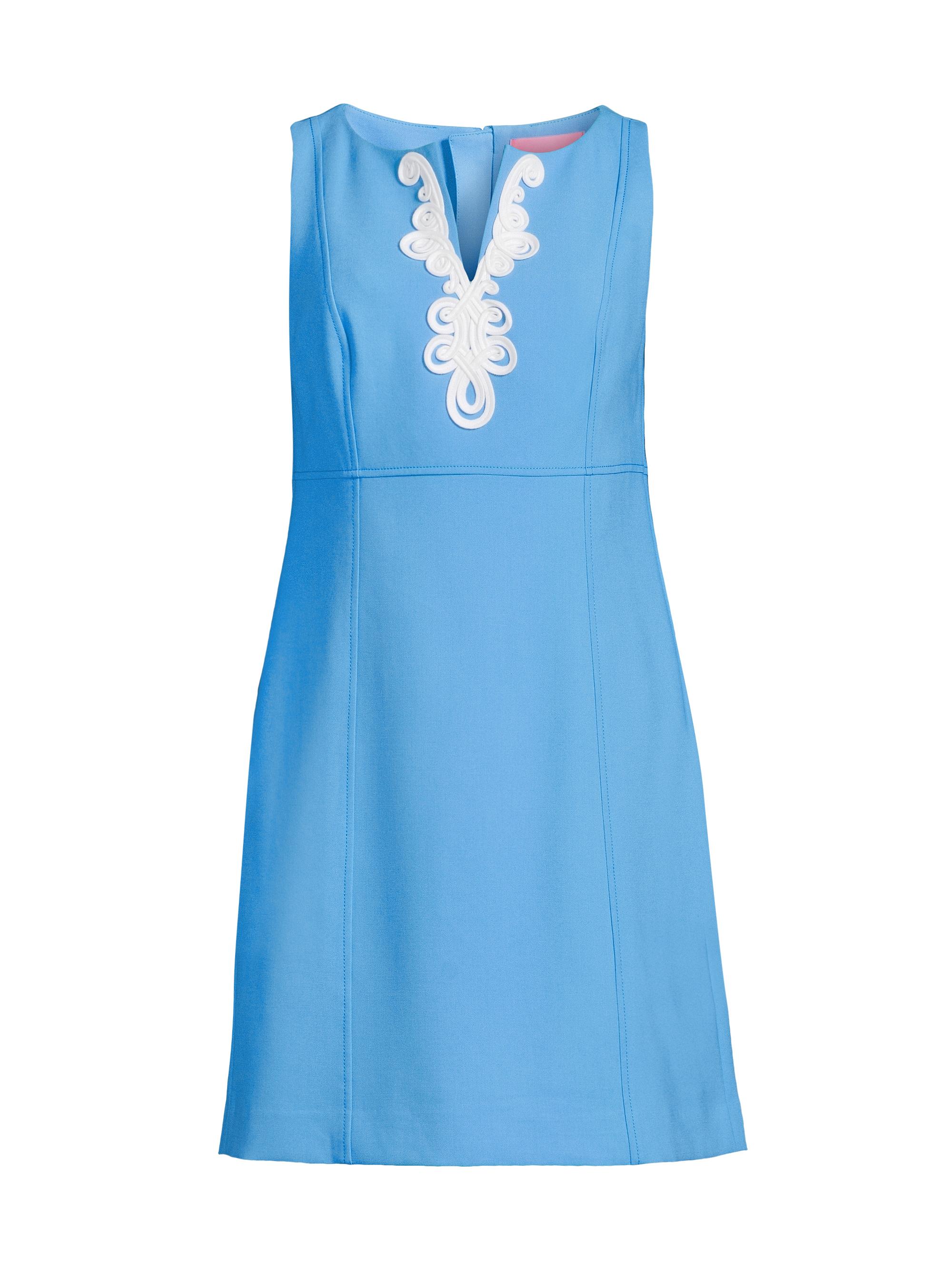 Lilly Pulitzer Women's Trini Embroidered Sleeveless Minidress - Lunar Blue