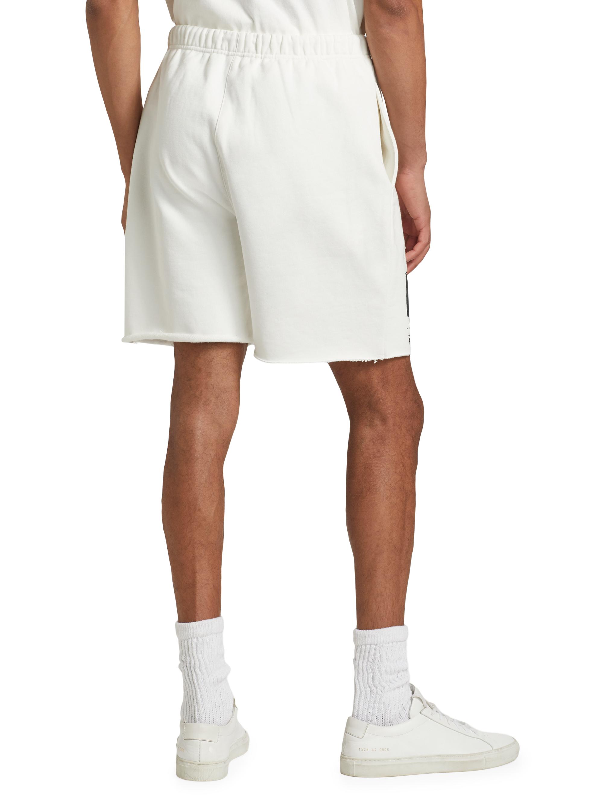 Shop Purple Brand Logo Cotton Fleece Shorts | Saks Fifth Avenue 