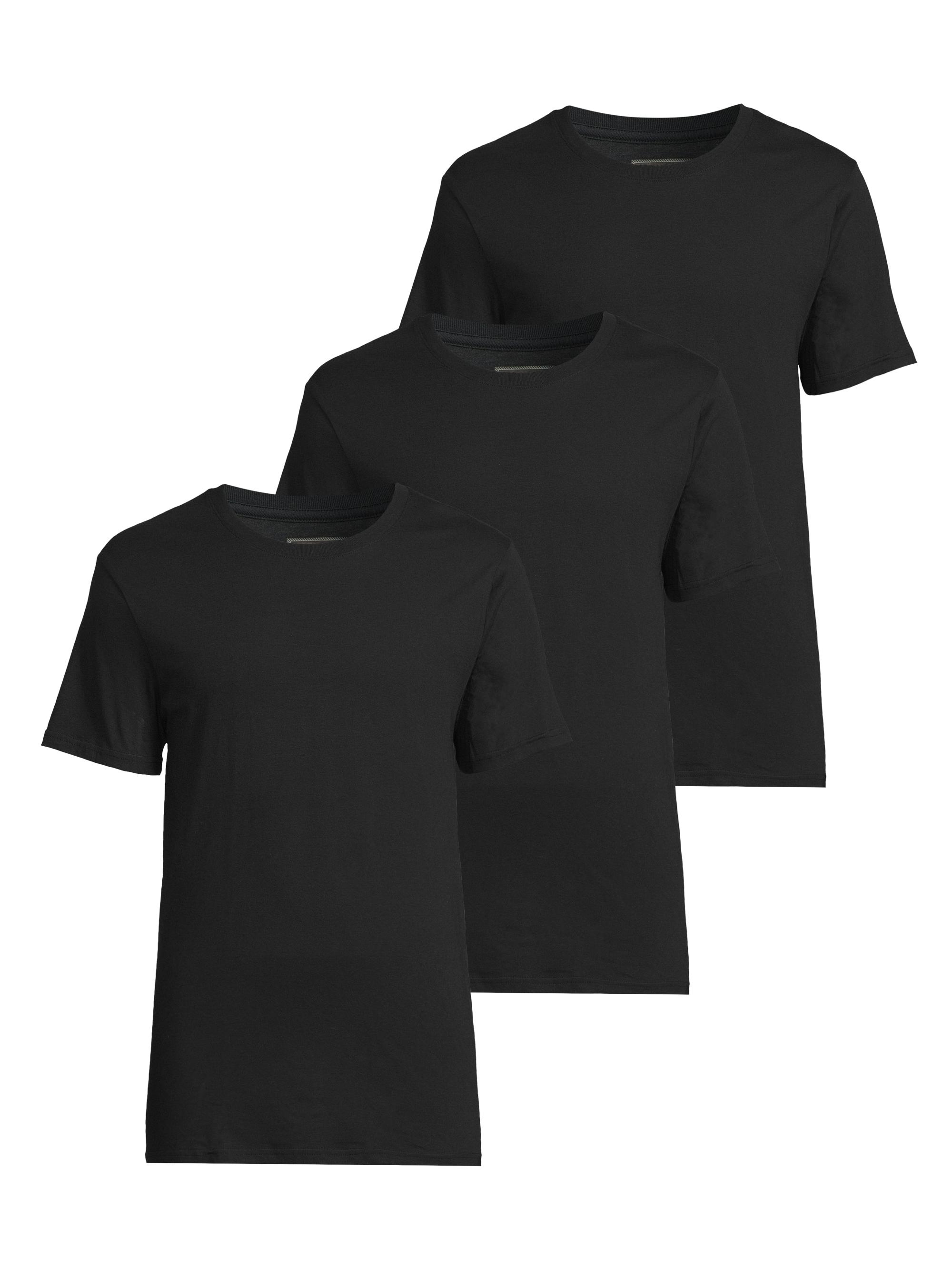 Saks Fifth Avenue Men's COLLECTION 3-Pack Cotton Crewneck T-Shirt Set - Black